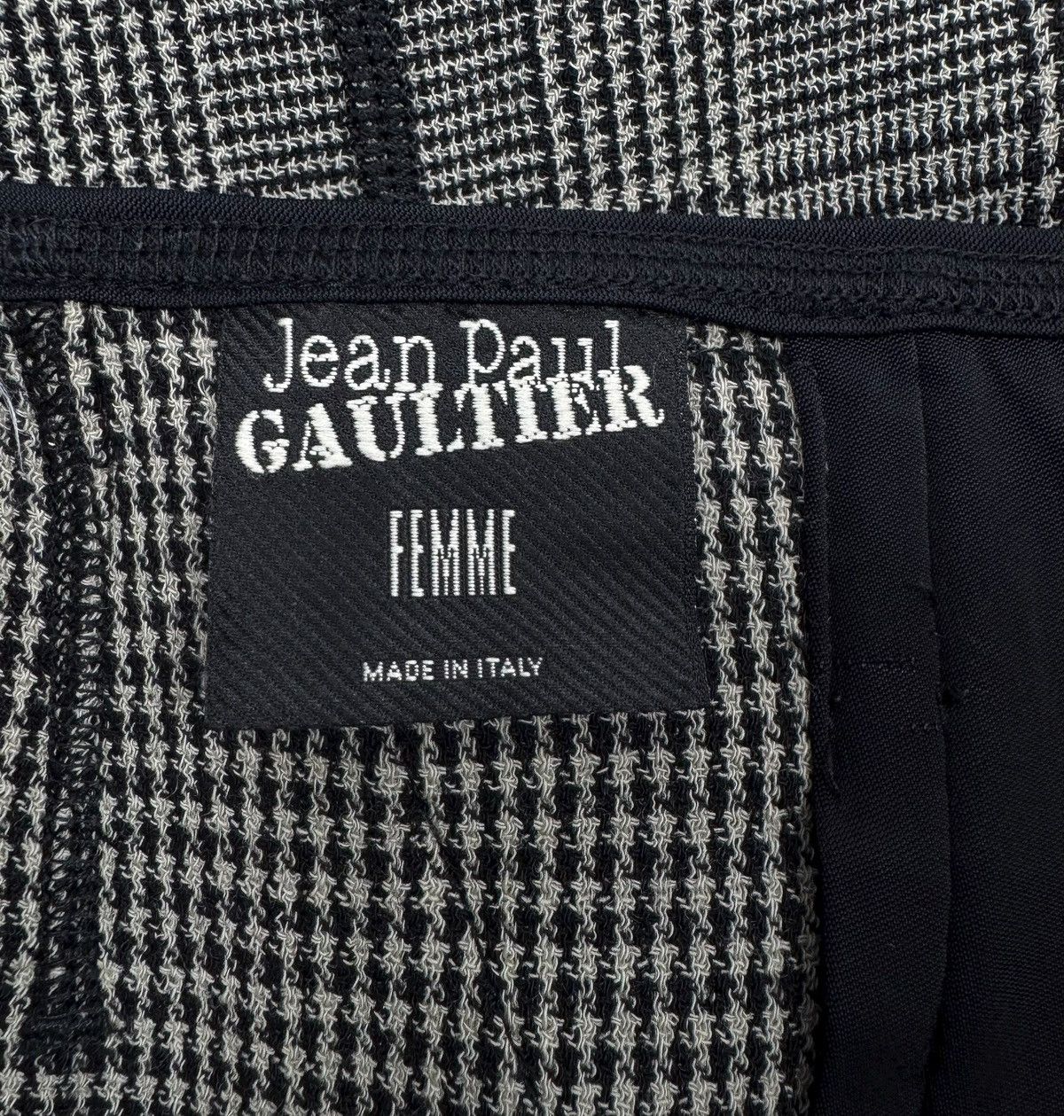 Jean Paul Gaultier Jean Paul Gaultier Wool Glencheck Skirt Vintage UK14 IT46 Size 34" / US 12 / IT 48 - 18 Thumbnail