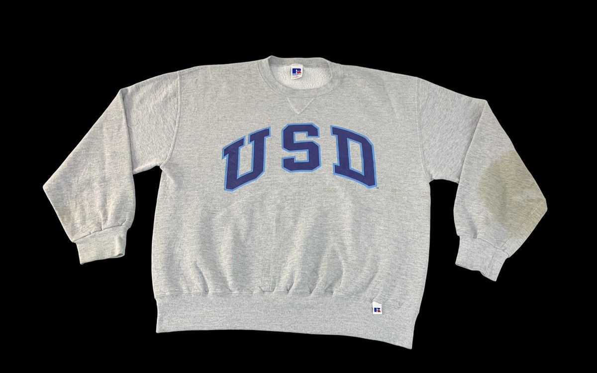 Russell Athletic 90s Rusell Athletic USD Crewneck Pullover Embroidery Logo Size US L / EU 52-54 / 3 - 1 Thumbnail
