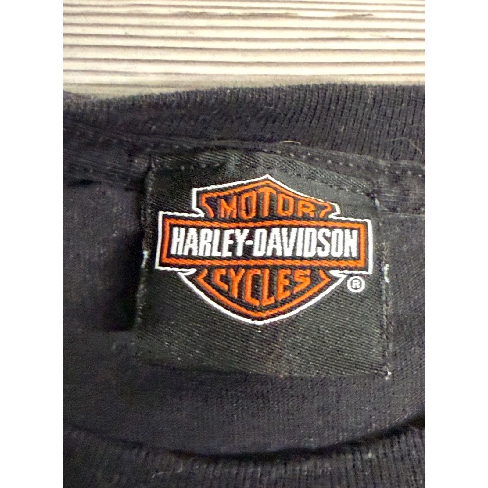 Harley Davidson Harley-Davidson T-Shirt Motor City Detroit Michigan Double Sided Graphic Tee S Black Cotton Vintage Men Size US S / EU 44-46 / 1 - 3 Thumbnail