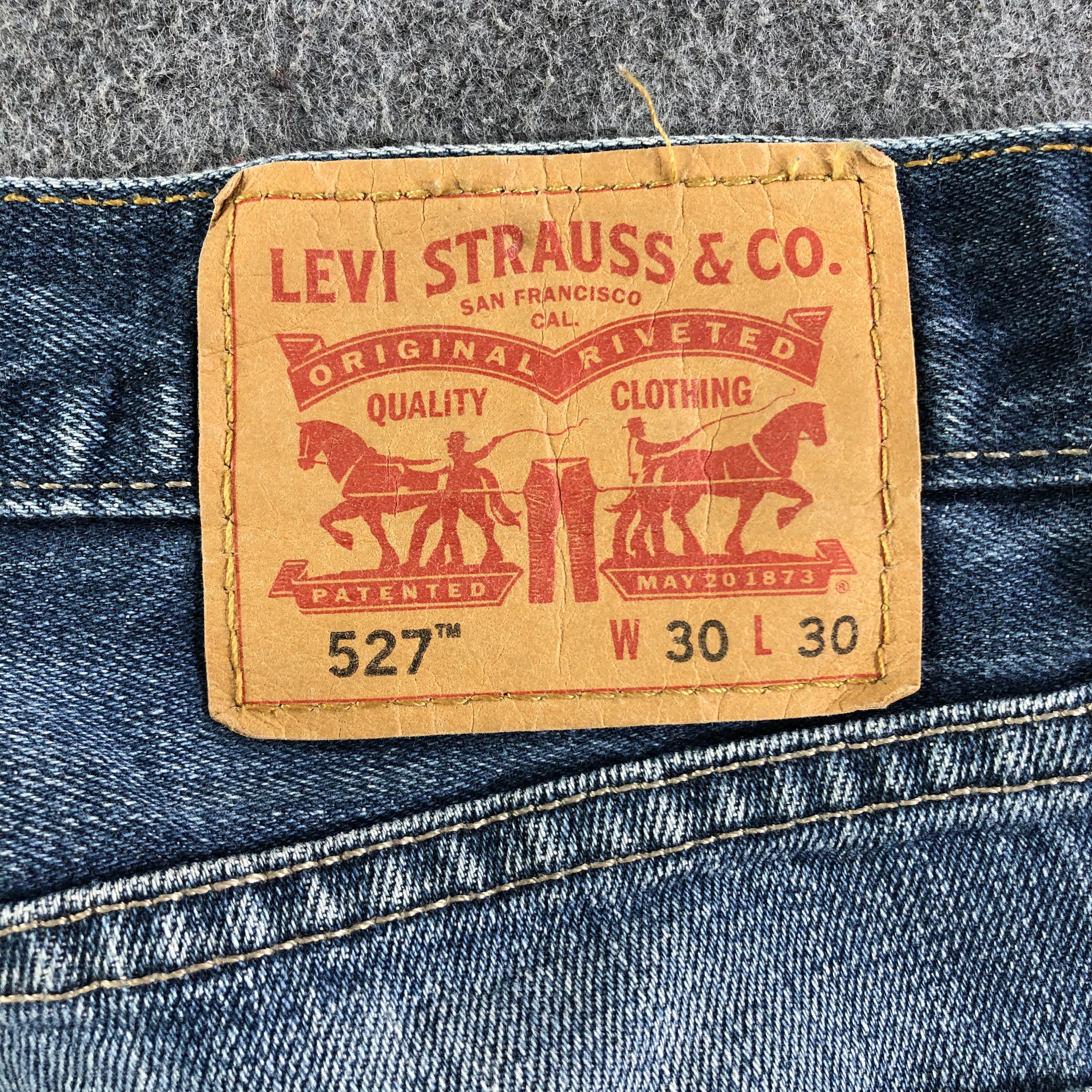 Levi's Vintage Blue Wash Levis 527 Flare Jeans-J3097 Size US 32 / EU 48 - 5 Thumbnail