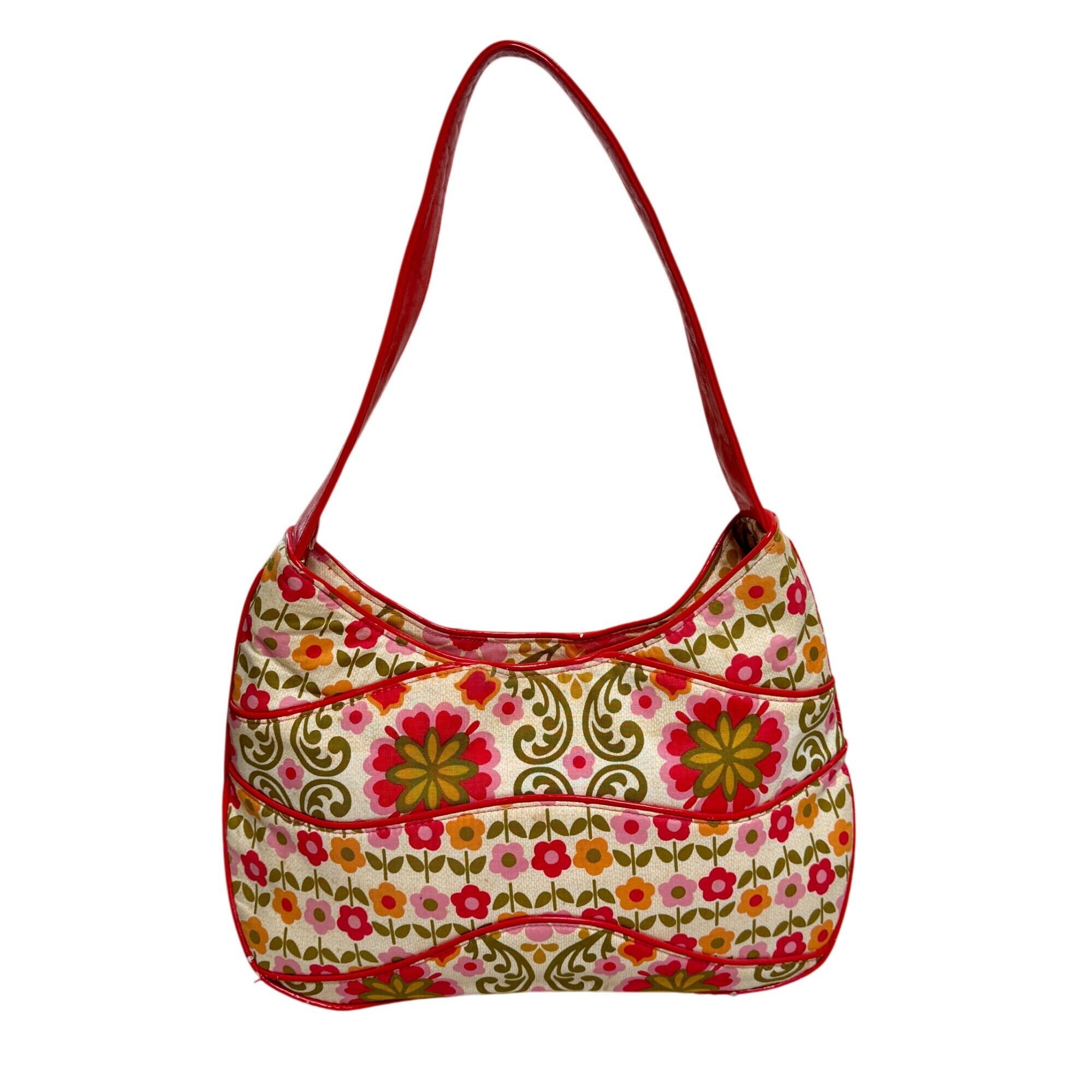 Vera Bradley Vera Bradley Frill Folkloric Patent Strap Hobo Purse Size ONE SIZE - 2 Thumbnail