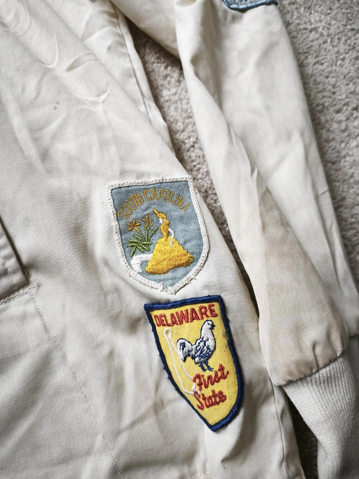 Other Nascar Bobby Allison Jacket Patches M Medium Cream White Size ONE SIZE - 6 Thumbnail