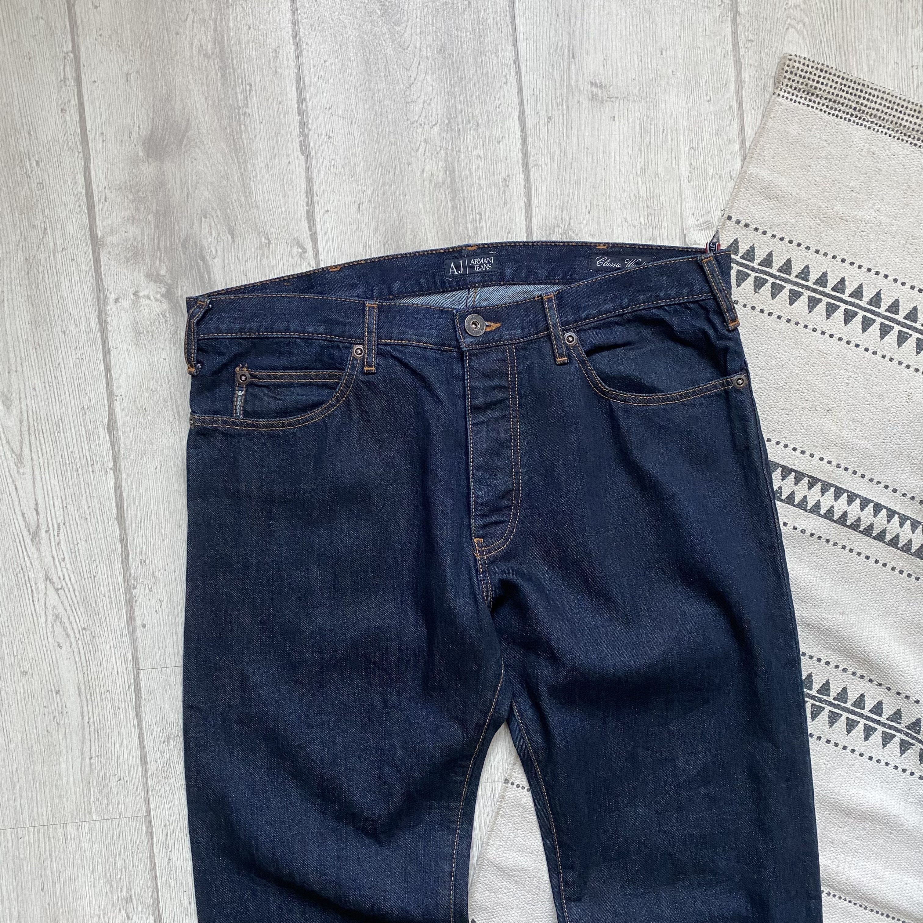 Armani Luxury Armani jeans Denim patch metal logo pants Size US 36 / EU 52 - 6 Thumbnail