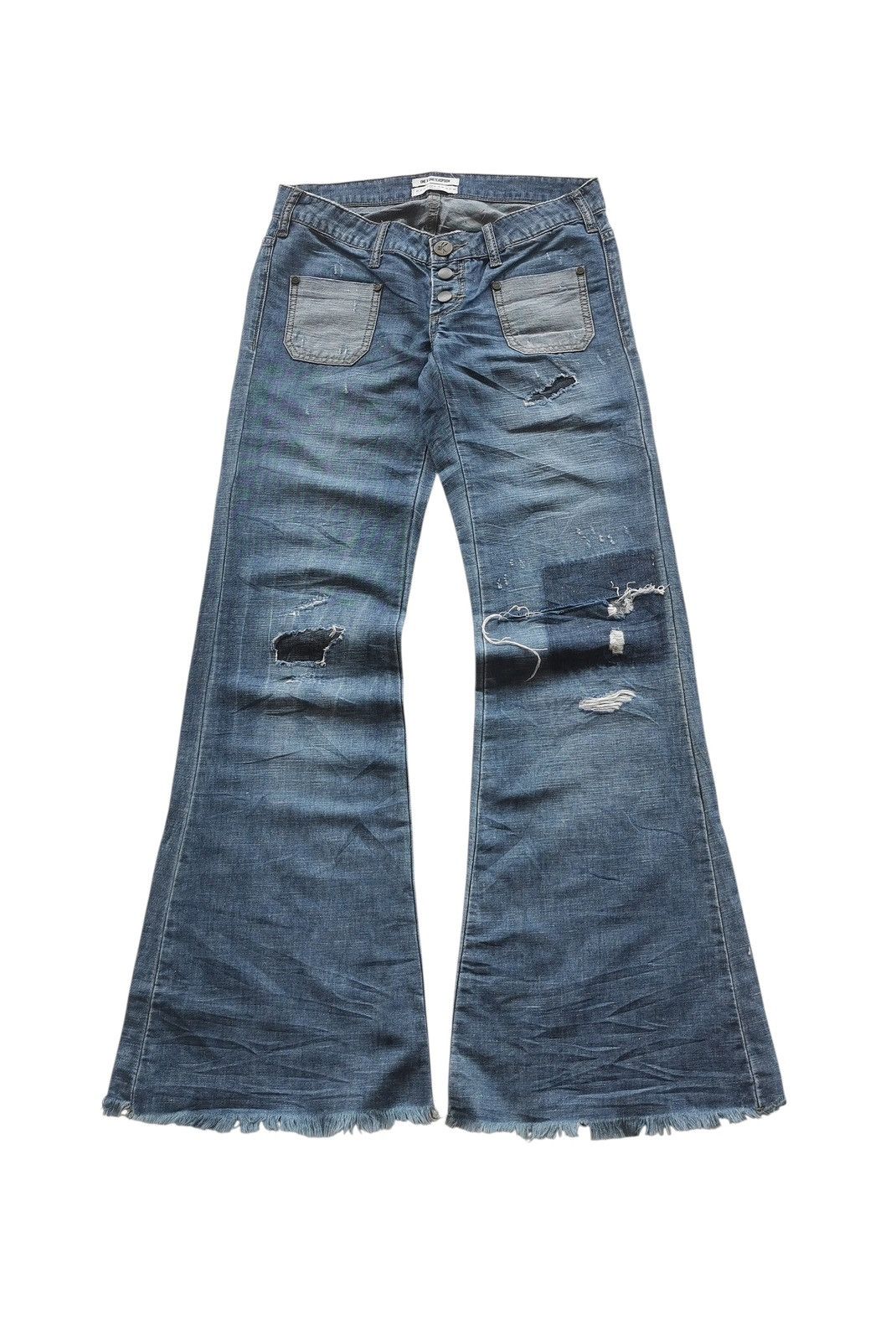 If Six Was Nine LE CATS LOWWAIST WIDE FLARE LEG STYLE LGB IF6WASNINE 🟦 Size 30" / US 8 / IT 44 - 1 Thumbnail