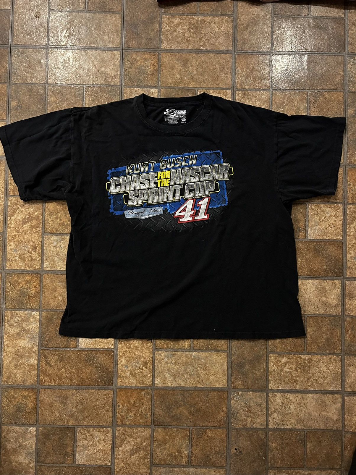 Chase Authentics Vintage Chase authentic, Kurt Busch, NASCAR cup 41 Tshirt Size US XL / EU 56 / 4 - 3 Thumbnail