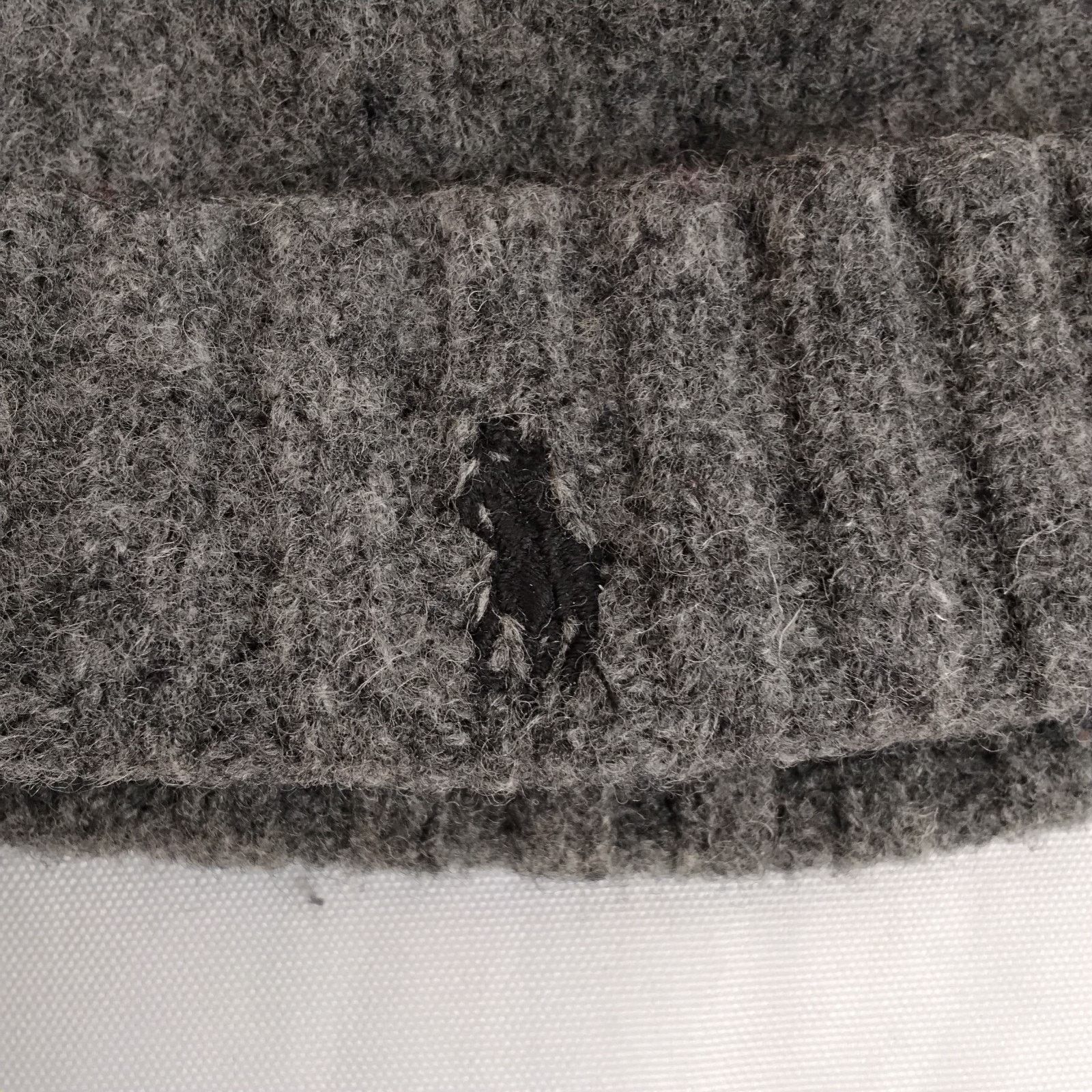 Polo Ralph Lauren Polo Ralph Lauren 100% Lambswool Beanie O/S Gray VTG Shrunk Size ONE SIZE - 7 Thumbnail