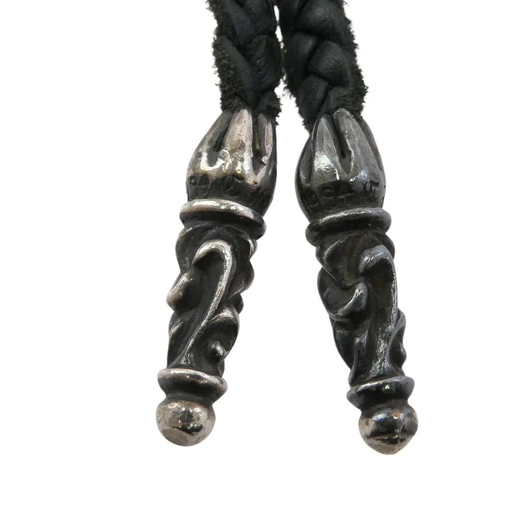 Chrome Hearts 🔥 CHROME HEARTS CELTIC CROSS LEATHER BRAID NECKLACE Size ONE SIZE - 4 Thumbnail