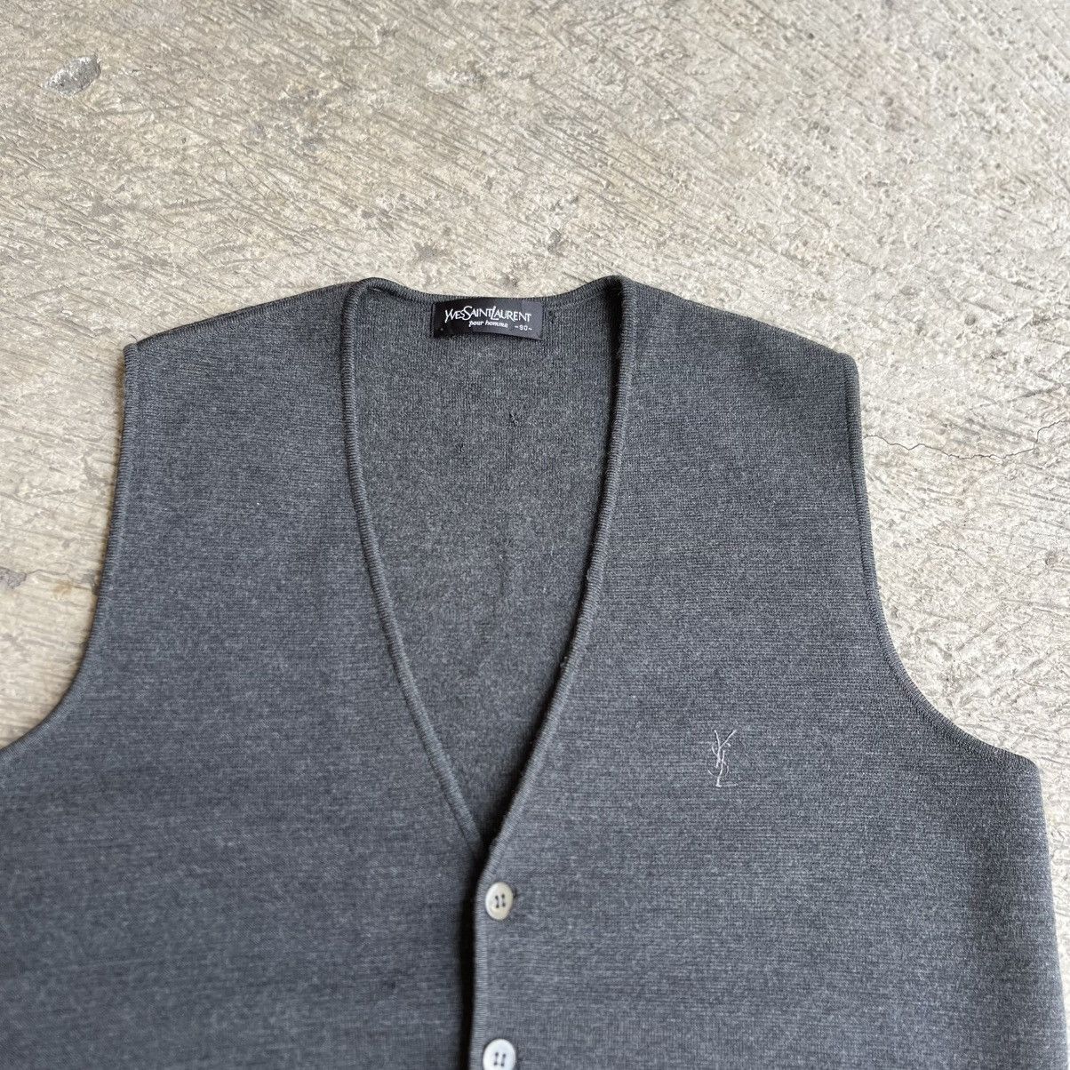 Yves Saint Laurent YSL Kinted Vest Small Logo Size US M / EU 48-50 / 2 - 2 Thumbnail