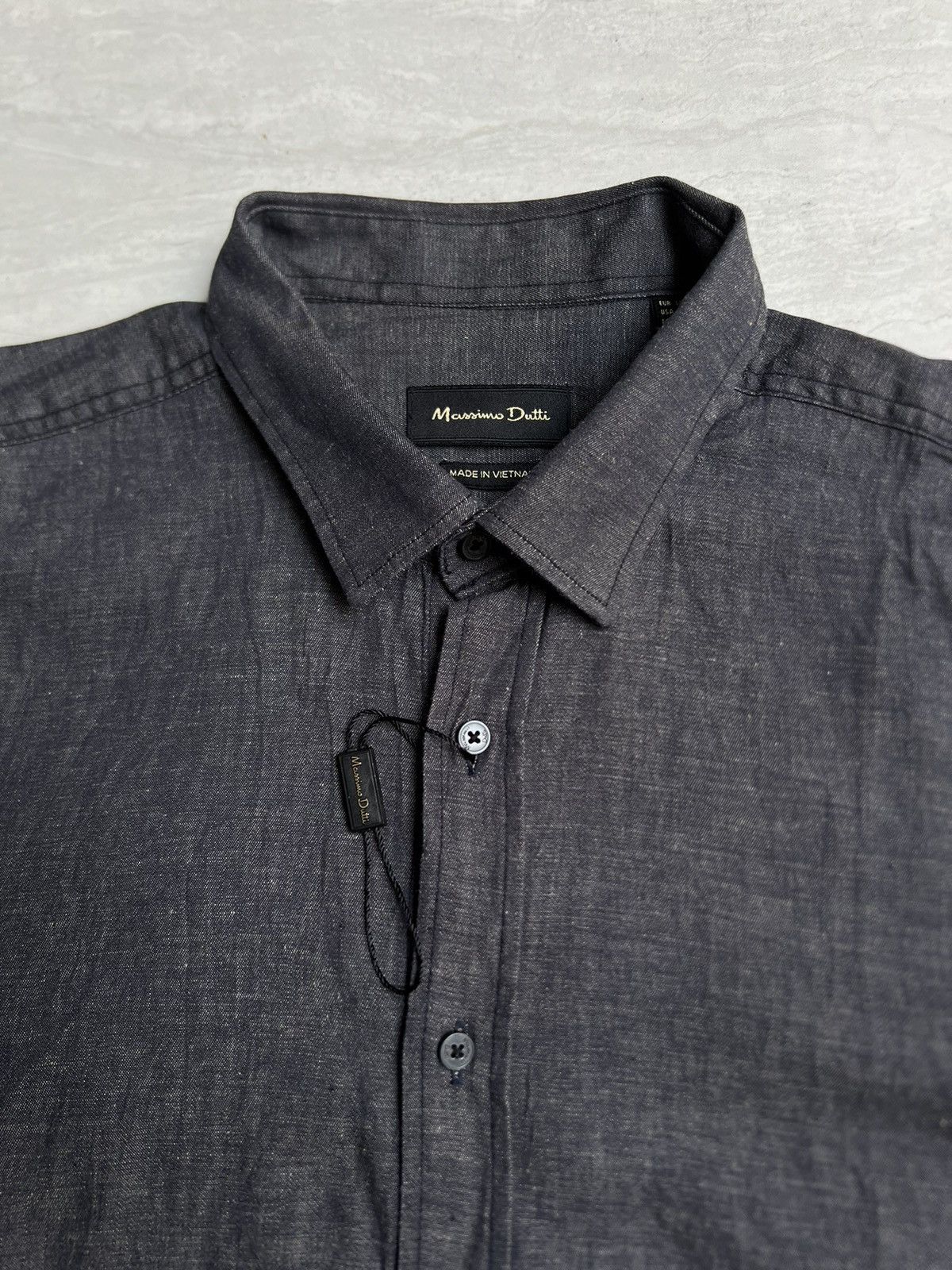 Massimo Dutti Massimo Dutti Grey Shirt Size US M / EU 48-50 / 2 - 4 Thumbnail