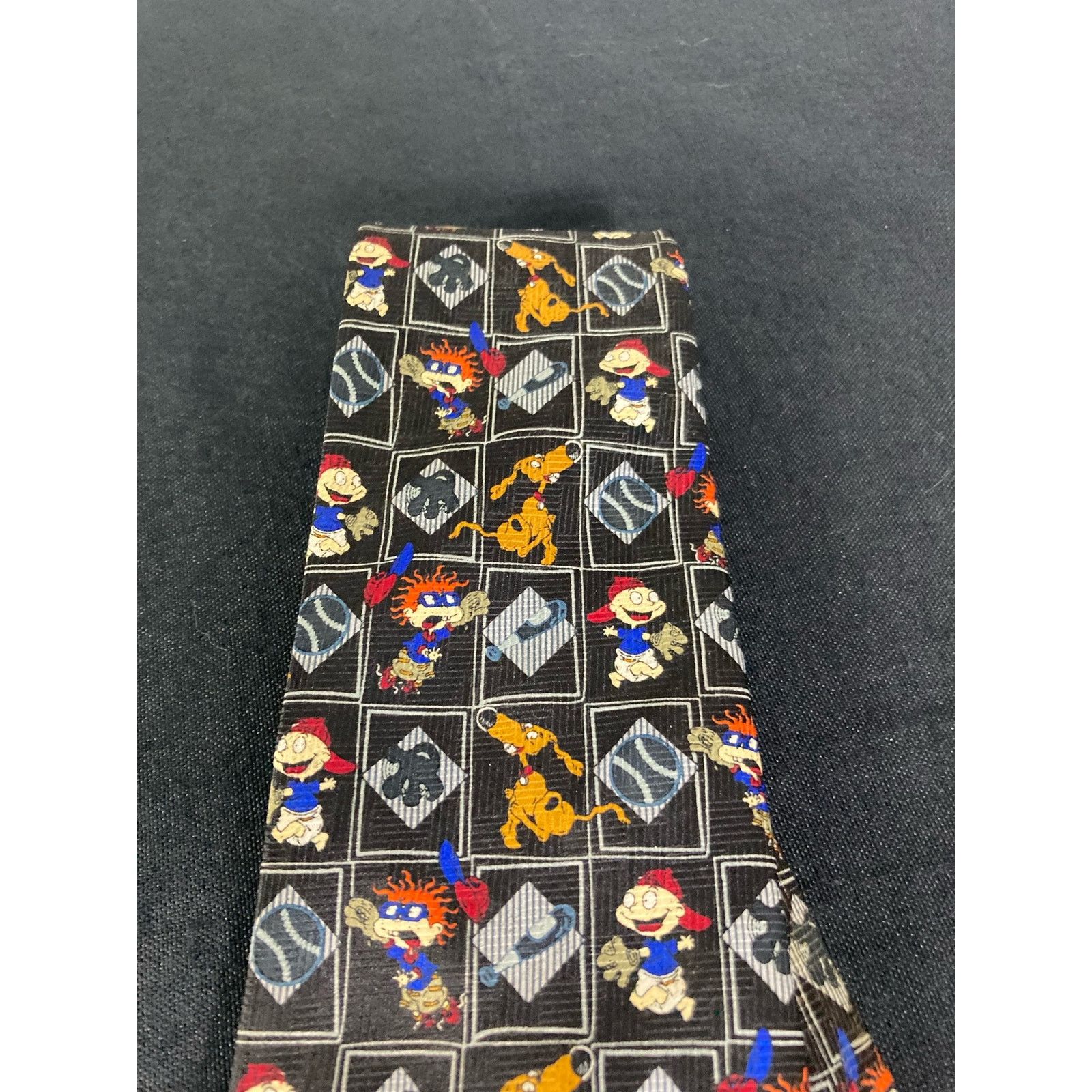 Nickelodeon VTG 90s Nickelodeon Rugrats Tie Necktie Tommy Size ONE SIZE - 8 Thumbnail