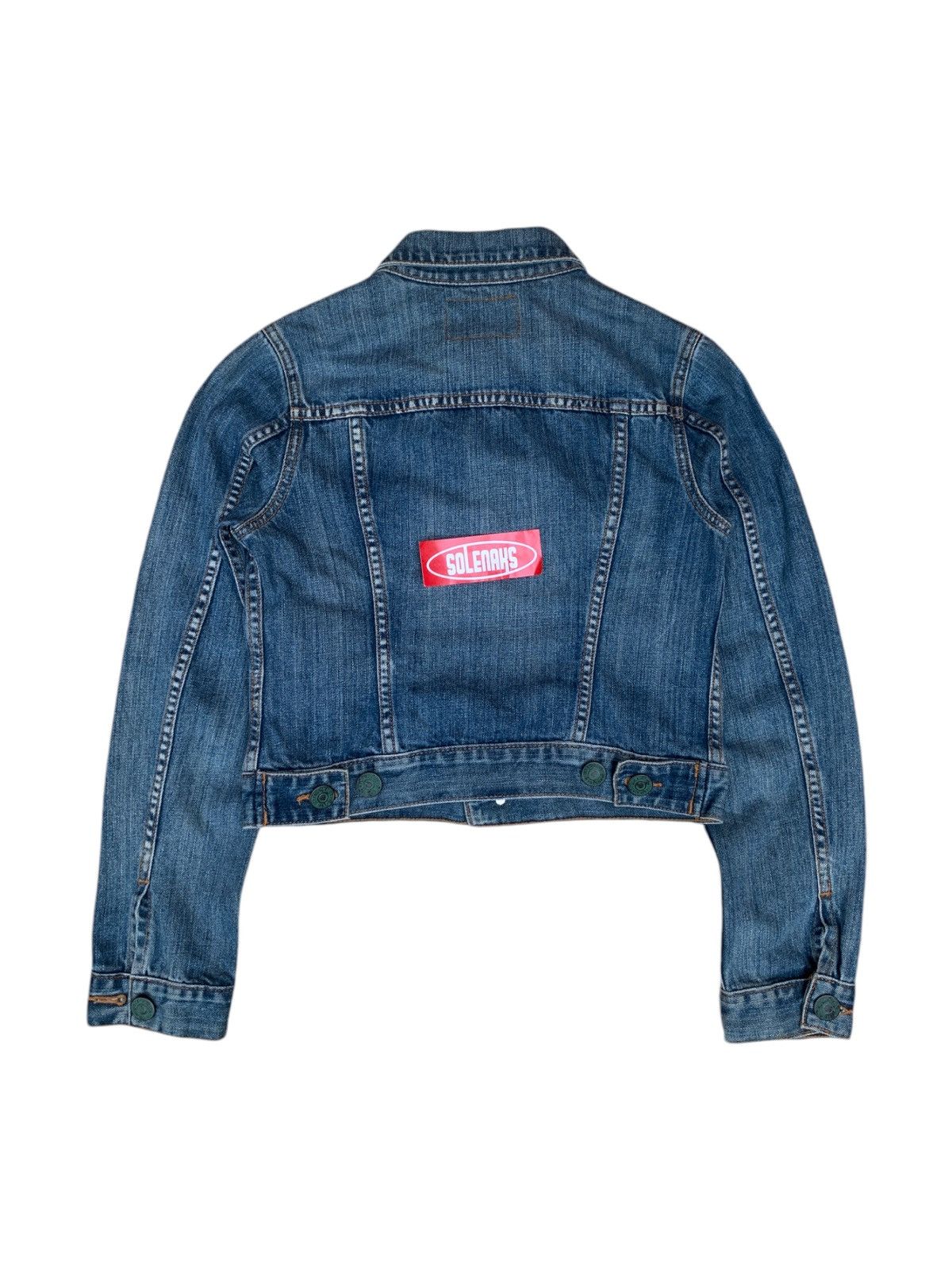 Designer × Levi's Levis superior crop denim jacket Size XS / US 0-2 / IT 36-38 - 7 Thumbnail