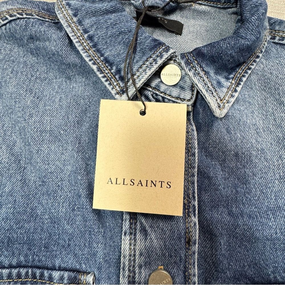 Allsaints NWT New $269 AllSaints Faye Blue Oversized Denim Dress In M Size M / US 6-8 / IT 42-44 - 7 Thumbnail
