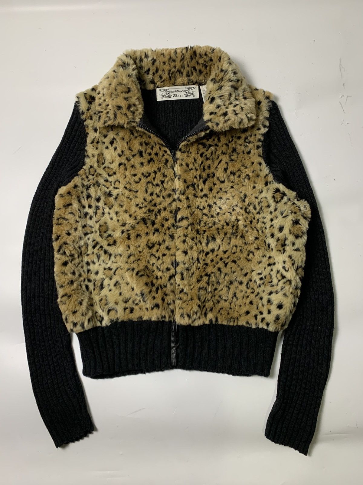 14th Addiction × Japanese Brand × KMRii grunge style leopard knit fur Diara y2k Size US S / EU 44-46 / 1 - 1 Thumbnail