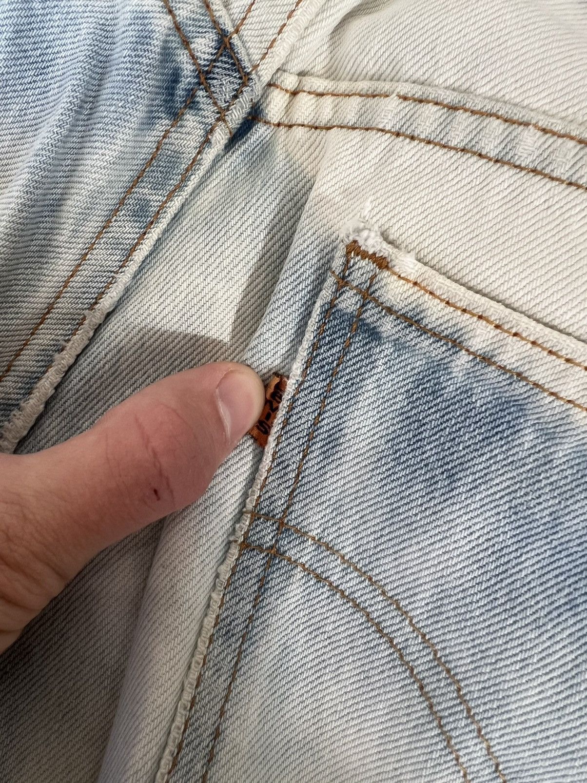 Levi's × Vintage 🔥Vintage 70s Acid Wash Orange Tab Levi’s Travis Scott Size US 30 / EU 46 - 8 Thumbnail