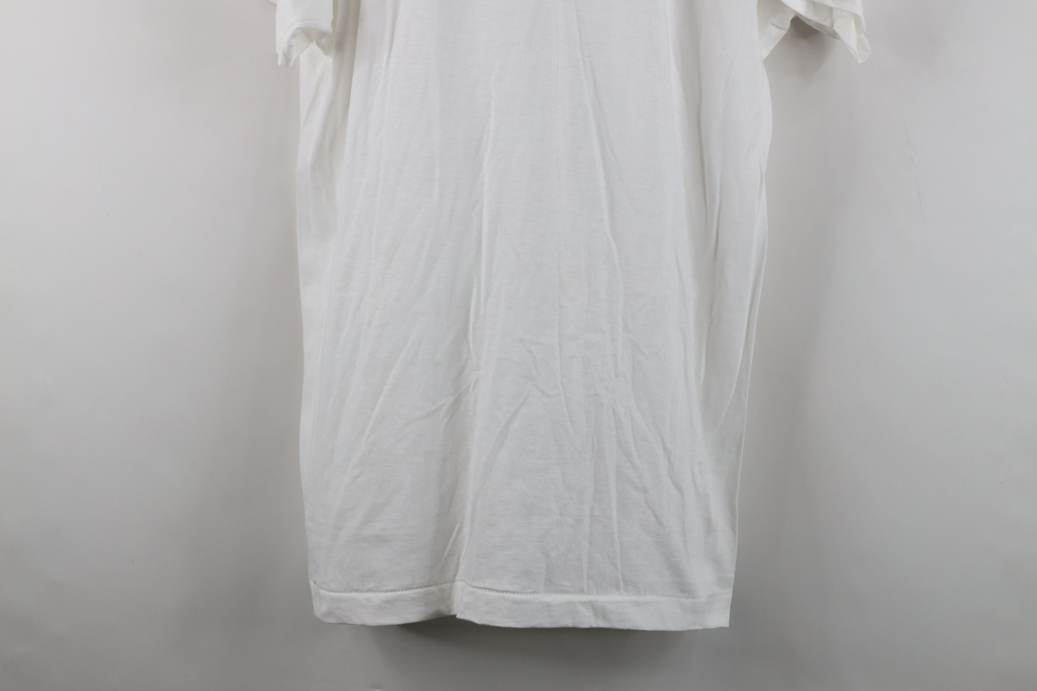 Vintage Vintage 90s Streetwear Cotton Short Sleeve T-Shirt White USA Size US XL / EU 56 / 4 - 3 Thumbnail