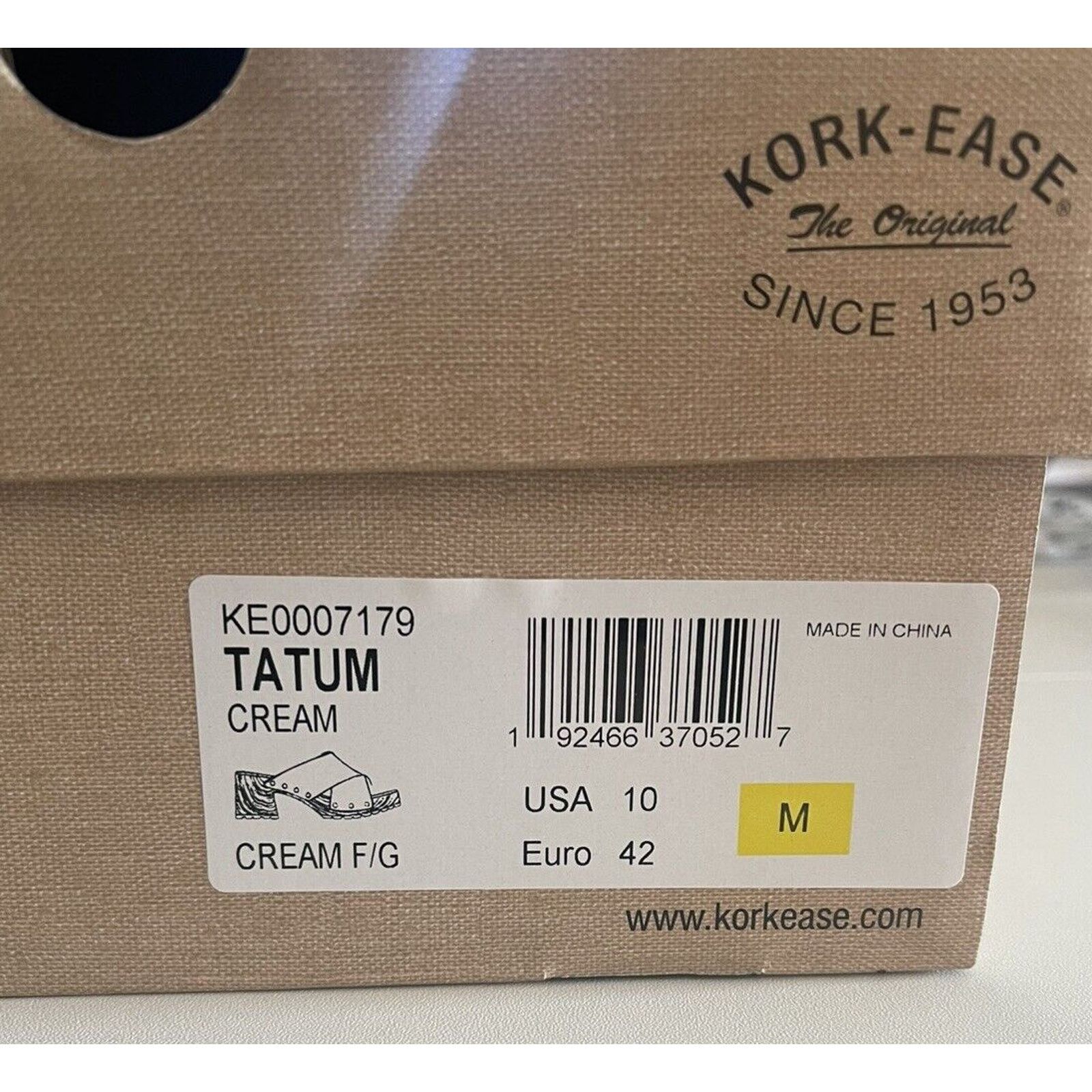 Kork-Ease Kork-Ease Tatum Slide Sandal Leather Cream Block Heel Sz 10 Size US 10 / IT 40 - 7 Thumbnail