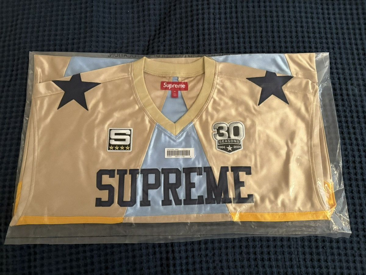 Supreme Supreme star football jersey gold NEW Medium Size US M / EU 48-50 / 2 - 4 Thumbnail