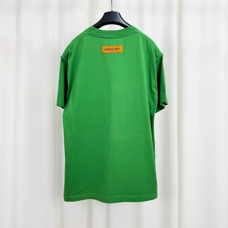 Louis Vuitton Louis Vuitton Green Short Sleeve Tee-2508 Size US M / EU 48-50 / 2 - 2 Thumbnail