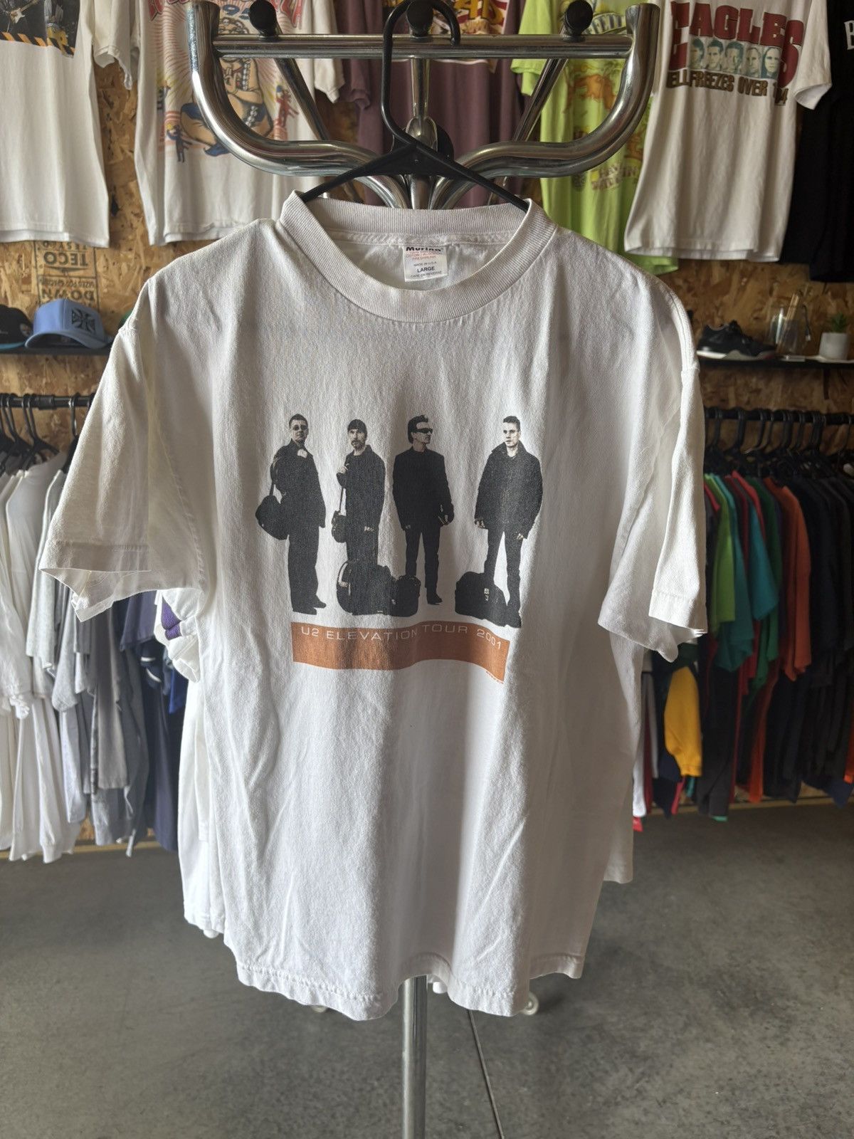 Band Tees 2001 U2 Elevation Tour T-Shirt Size US L / EU 52-54 / 3 - 3 Thumbnail