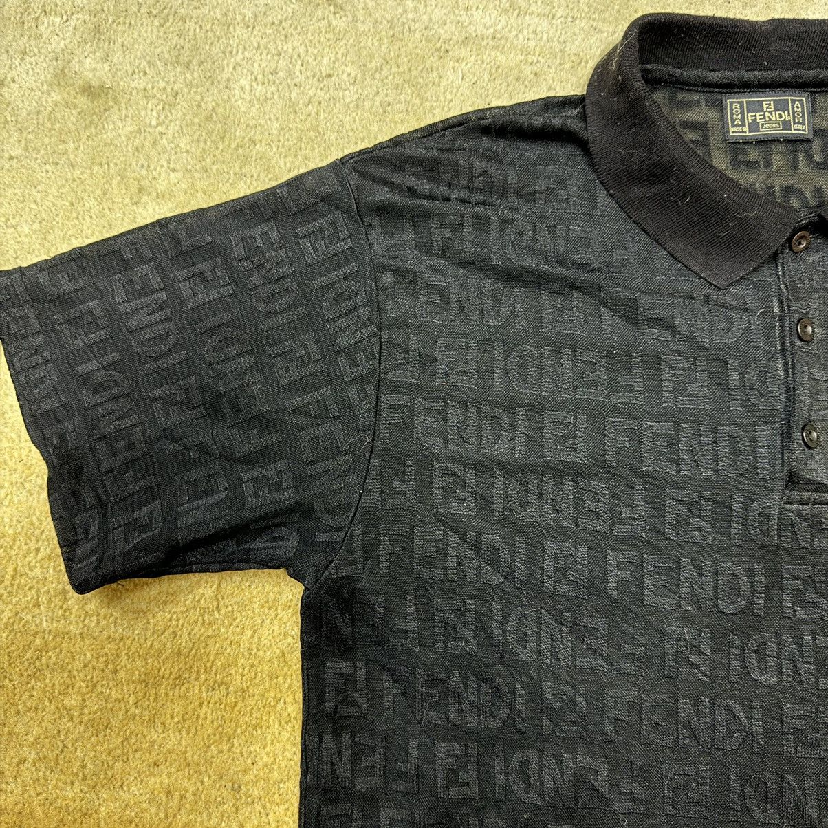 Fendi Fendi Rare See Through Polo Size US XL / EU 56 / 4 - 2 Thumbnail