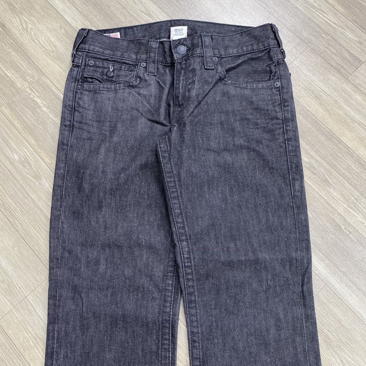 True Religion Vintage True Religion Ricky Black Dark Wash Jeans Size US 36 / EU 52 - 2 Thumbnail