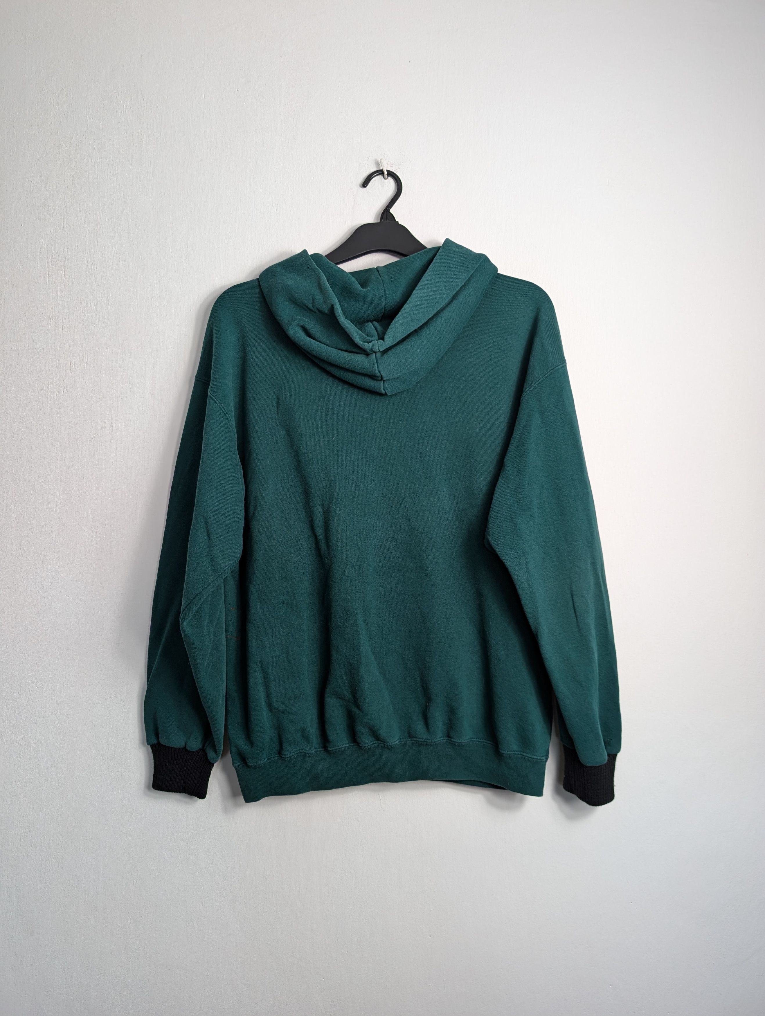Nike Vintage 90s Nike Embroidered Hoodie Boxy Y2K Retro Green Size US M / EU 48-50 / 2 - 5 Thumbnail