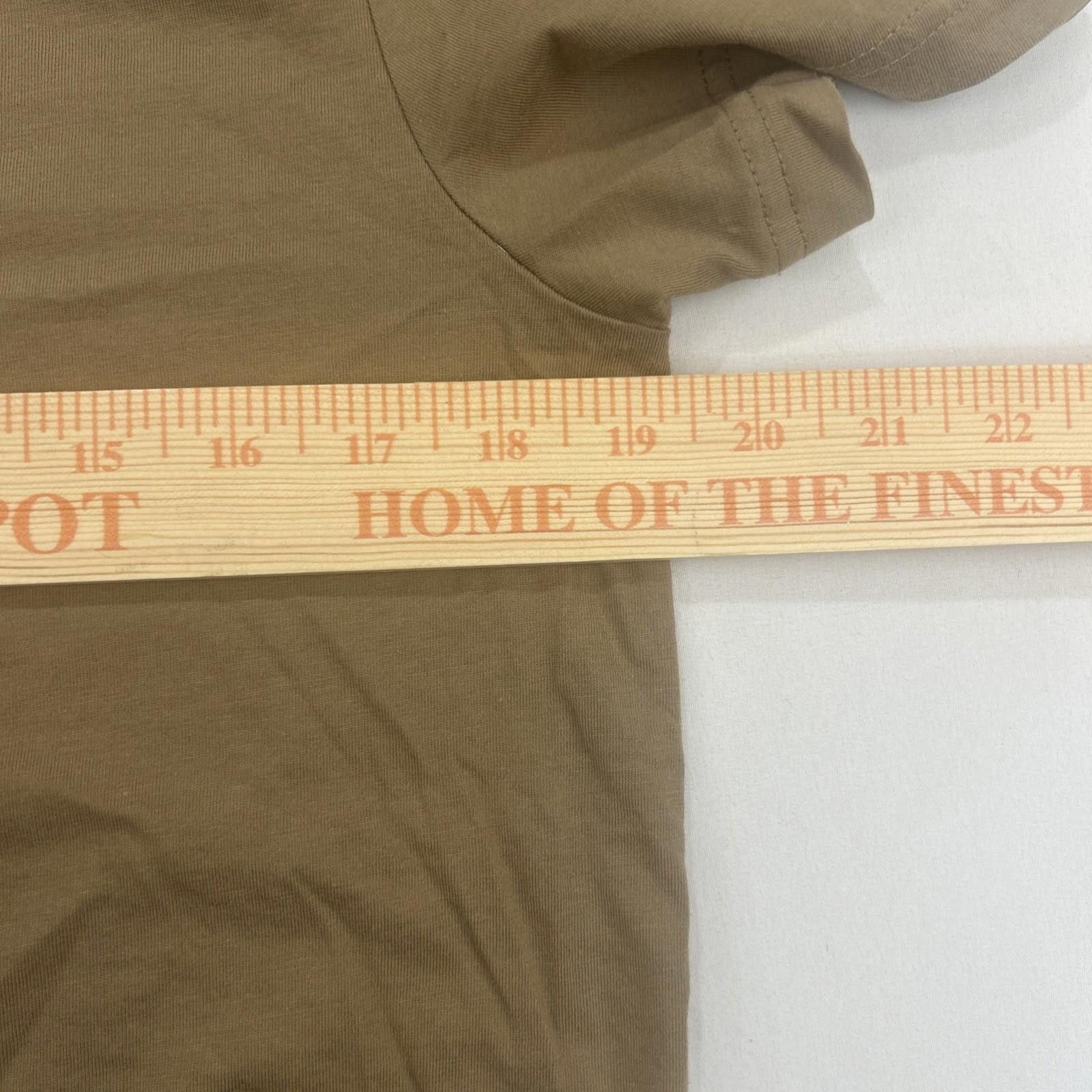 H&M H&M T-Shirt Tan Regular Fit Coupe Standar Medium Tan Adult Size US M / EU 48-50 / 2 - 3 Thumbnail