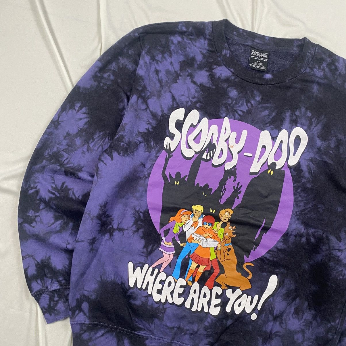 Other Scooby Doo Movie Tiedye Crewneck Size US L / EU 52-54 / 3 - 2 Thumbnail