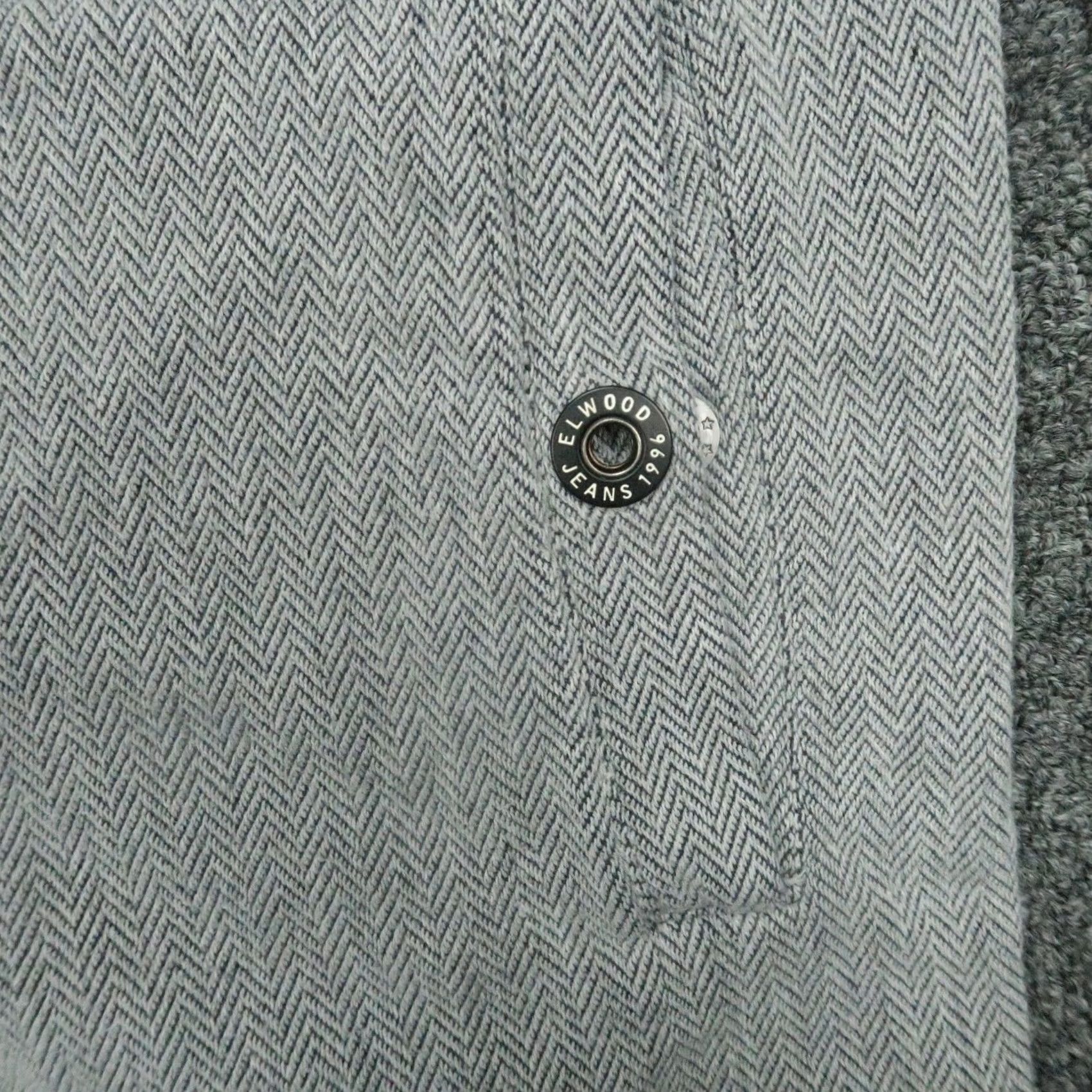 Elwood VINTAGE Elwood Hoodie Mens Large Gray Full Zip Pockets Hooded Size US L / EU 52-54 / 3 - 4 Thumbnail
