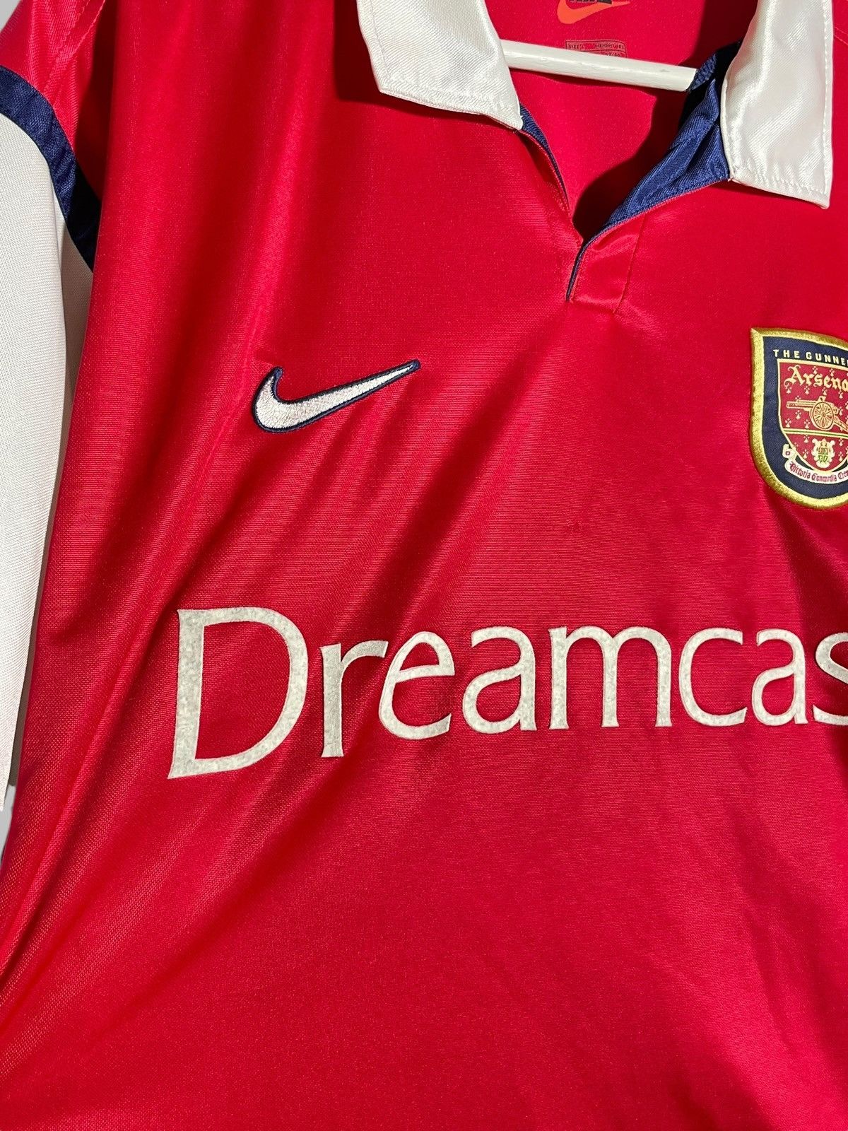 Nike × Vintage Arsenal FC Nike 1999/02 Vintage Home Football Shirt Size US L / EU 52-54 / 3 - 7 Thumbnail