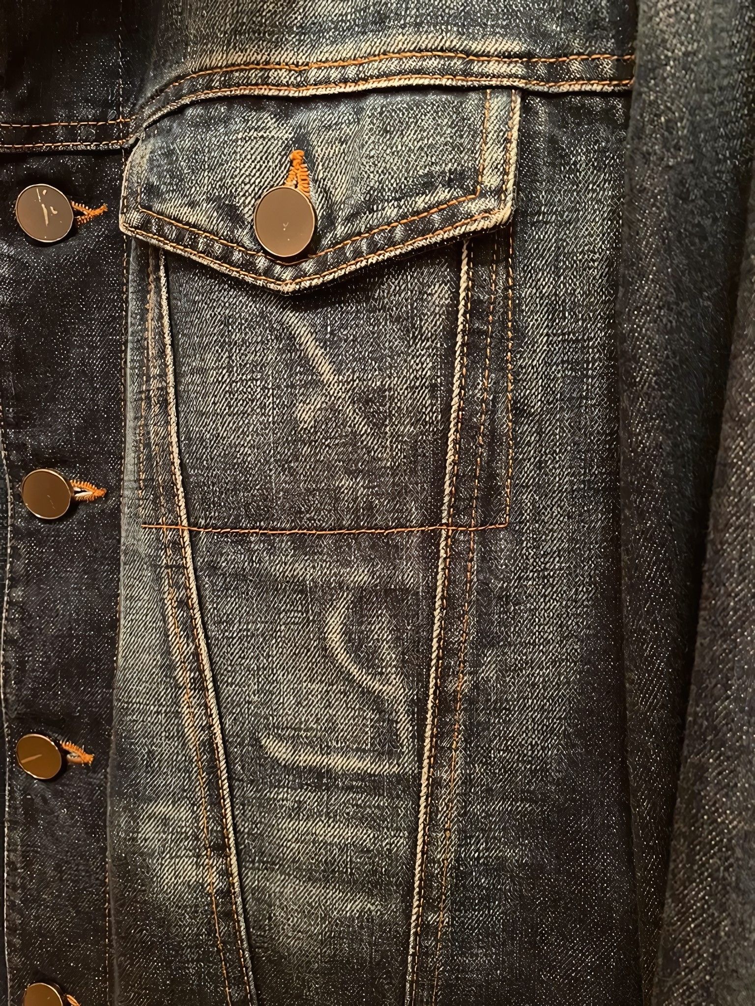 Yves Saint Laurent YSL RIVE GAUCHE BY TOM FORD DENIM JACKET Size US M / EU 48-50 / 2 - 4 Thumbnail