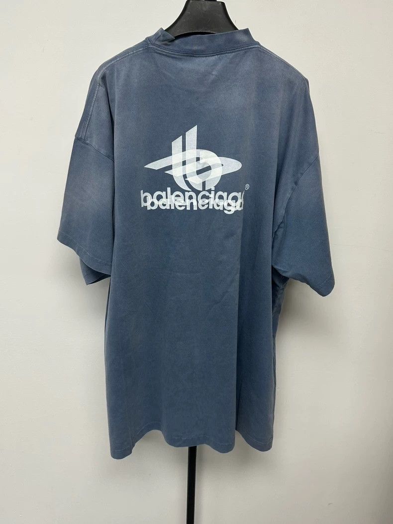 Balenciaga Balenciaga size 4 Phantom overlapping logo short sleeve T-s Size US M / EU 48-50 / 2 - 2 Thumbnail