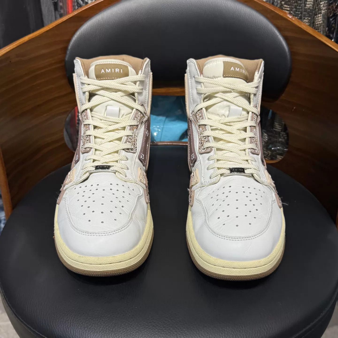 Amiri Amiri Camograss White Brown 45 Like New Worn 2x Size US 12 / EU 45 - 2 Thumbnail