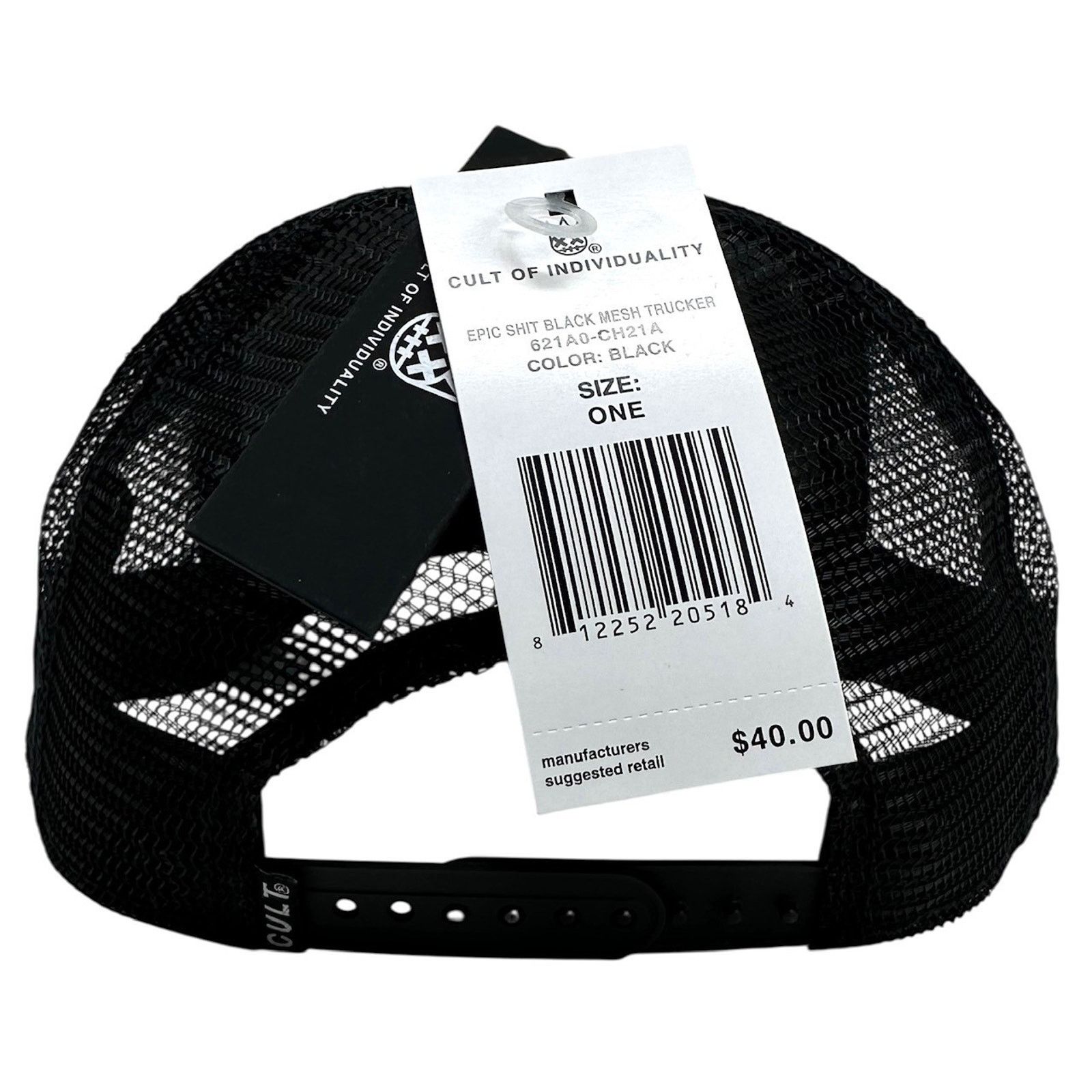 Cult Of Individuality Cult of Individuality Trucker Hat You Can't Do Epic Cap Size ONE SIZE - 3 Thumbnail