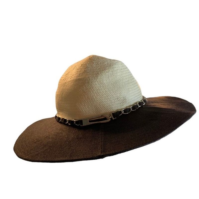 Calvin Klein Calvin Klein Women Wide Floppy Brim Summer Beach Sun Hat Size ONE SIZE - 5 Thumbnail