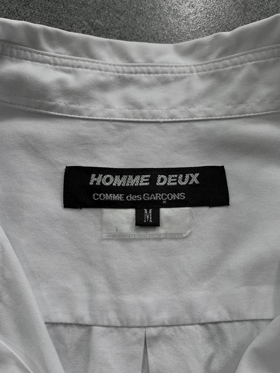Comme des Garcons Homme Deux Fleur Silver buttoned Shirt Size US M / EU 48-50 / 2 - 6 Thumbnail