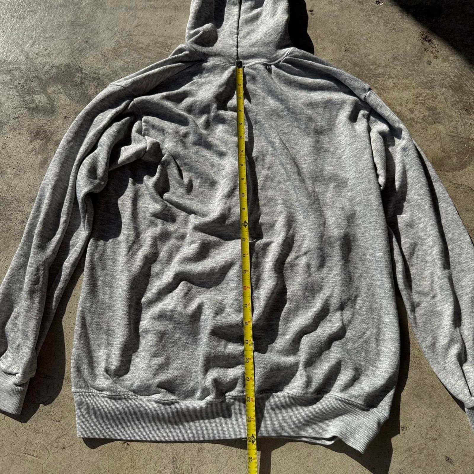 Other Vintage 90s blank zip up hoodie with sasheiko repair Size M / US 6-8 / IT 42-44 - 6 Thumbnail