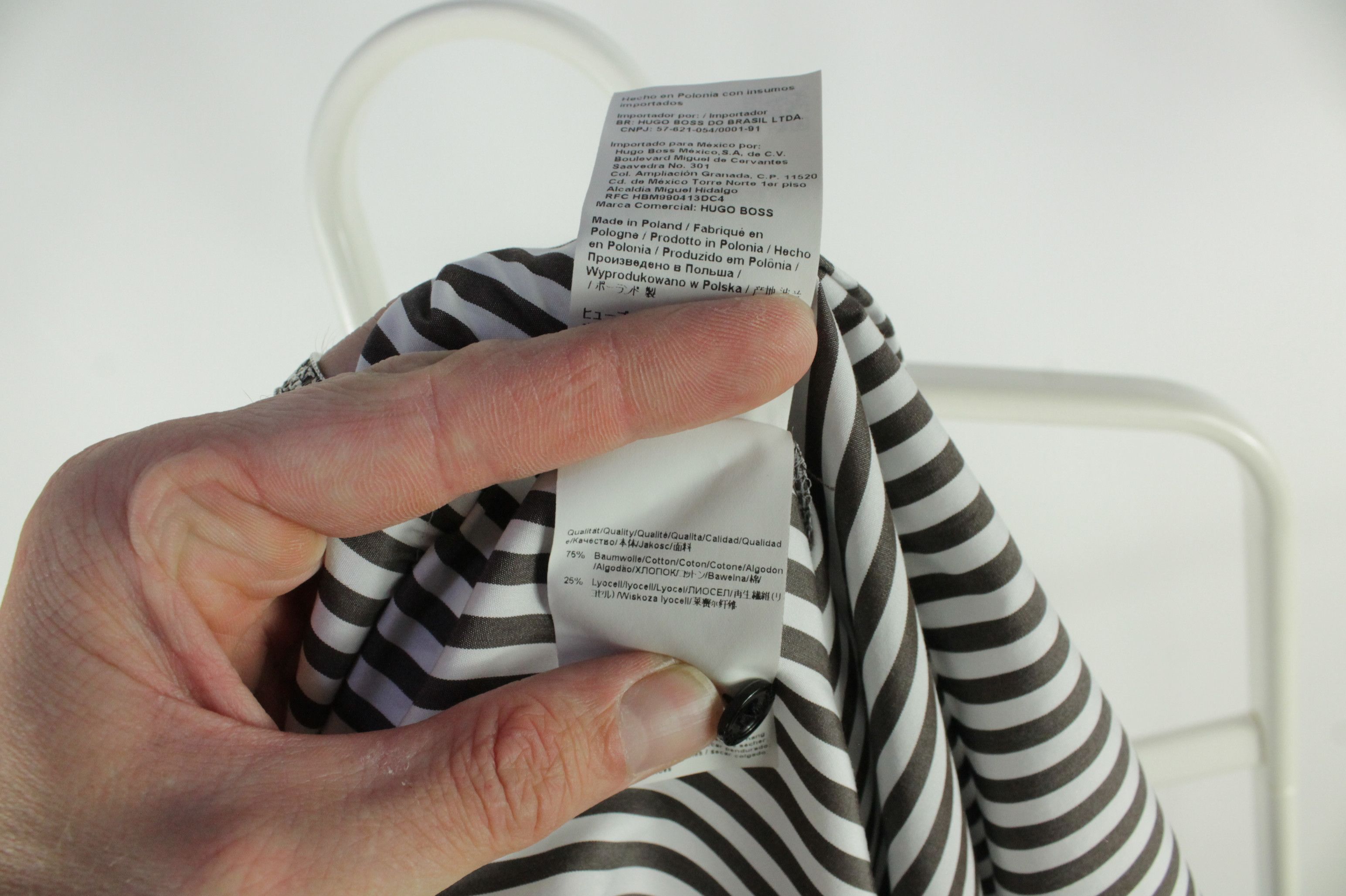 Hugo Boss BOSS Bastripa Relaxed-fit Blouse Striped Cotton Blend Size XL / US 12-14 / IT 48-50 - 13 Thumbnail