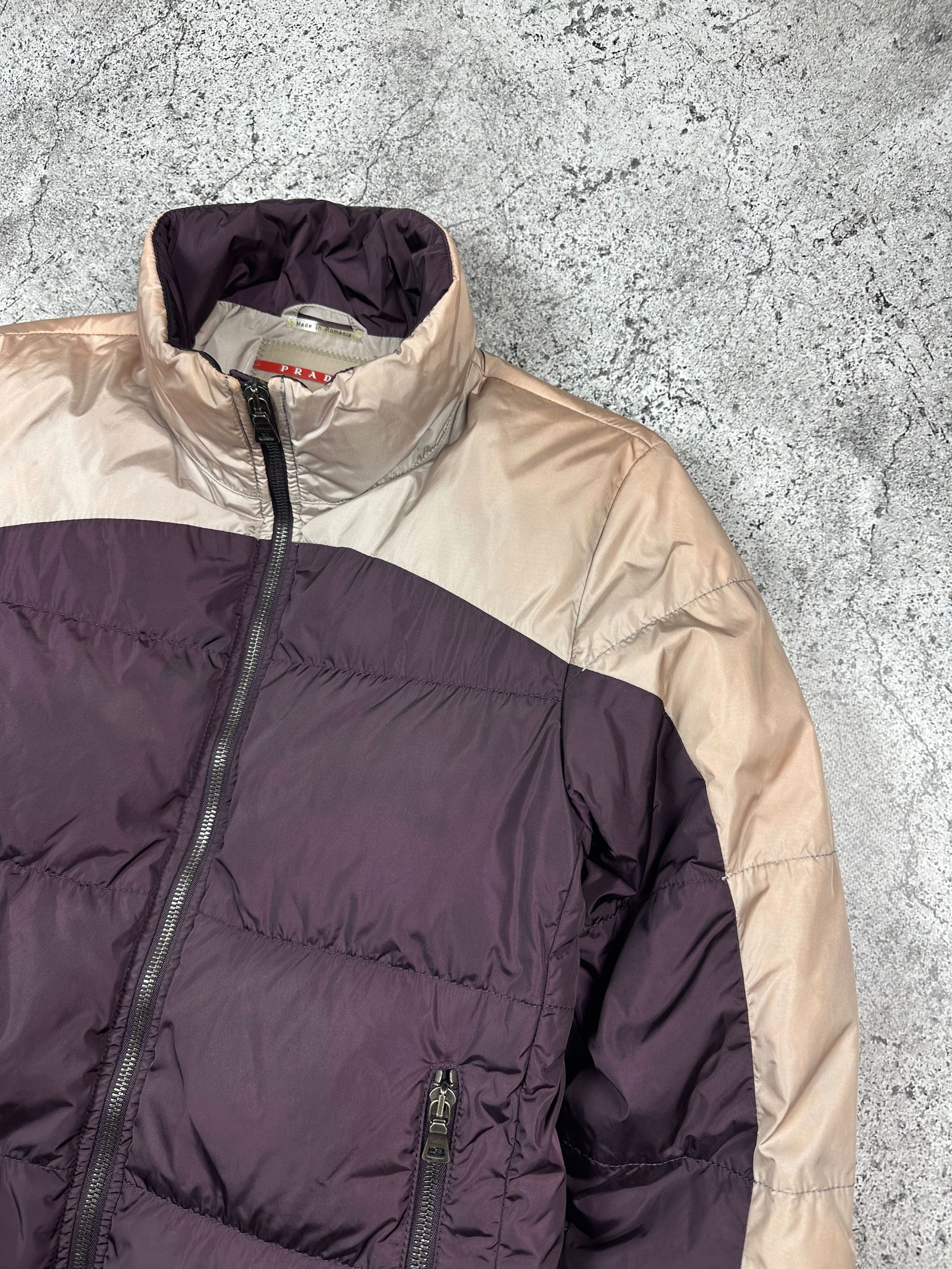 Prada 🔥 Prada Red Tab Vintage Nylon Puffer Down Jacket 🔥 Size S / US 4 / IT 40 - 6 Thumbnail