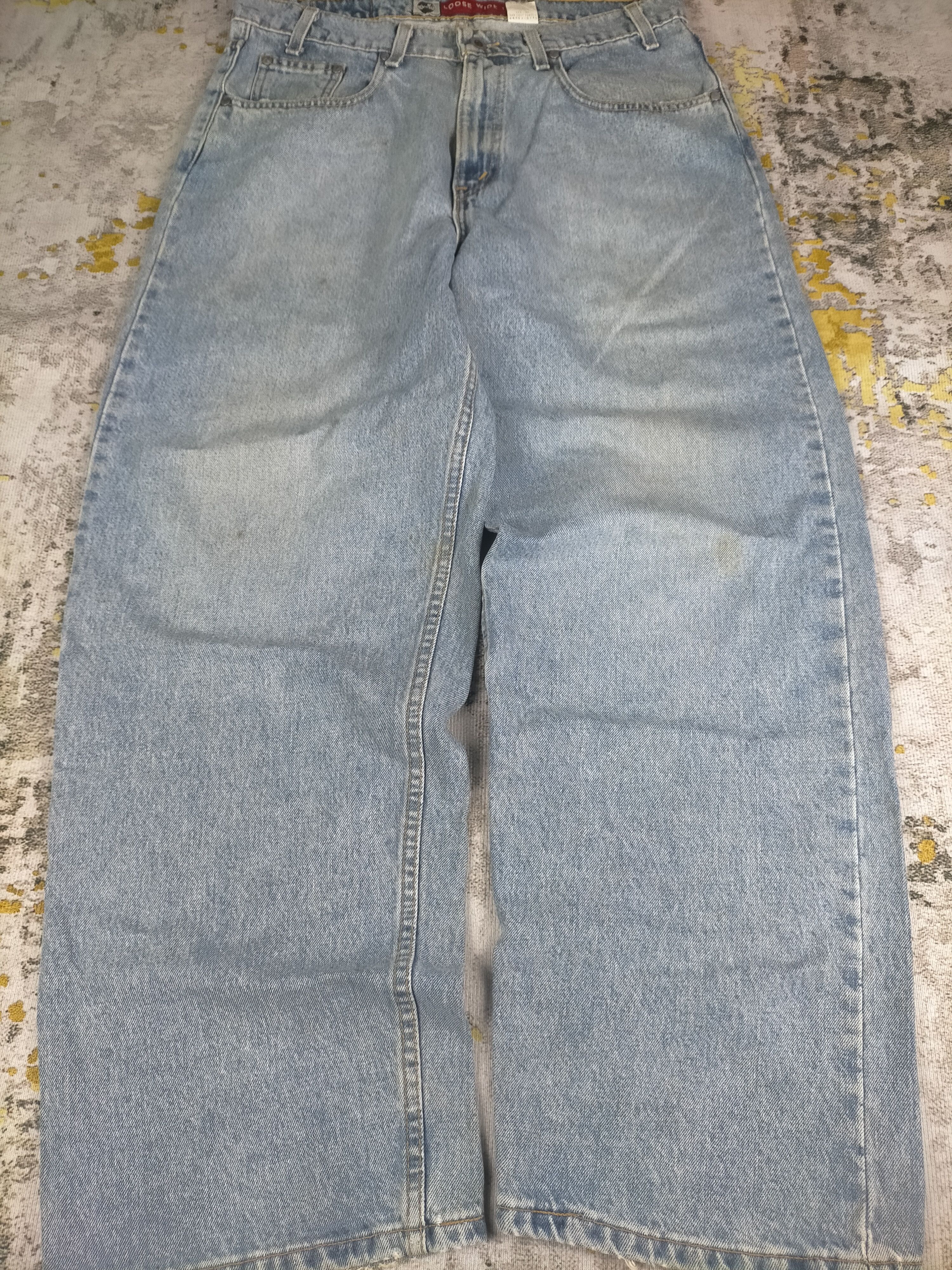Ecko Unltd. 🔥 90s Vintage Levi's Silver Tab Baggy Loose Wide Leg Size US 33 - 4 Thumbnail