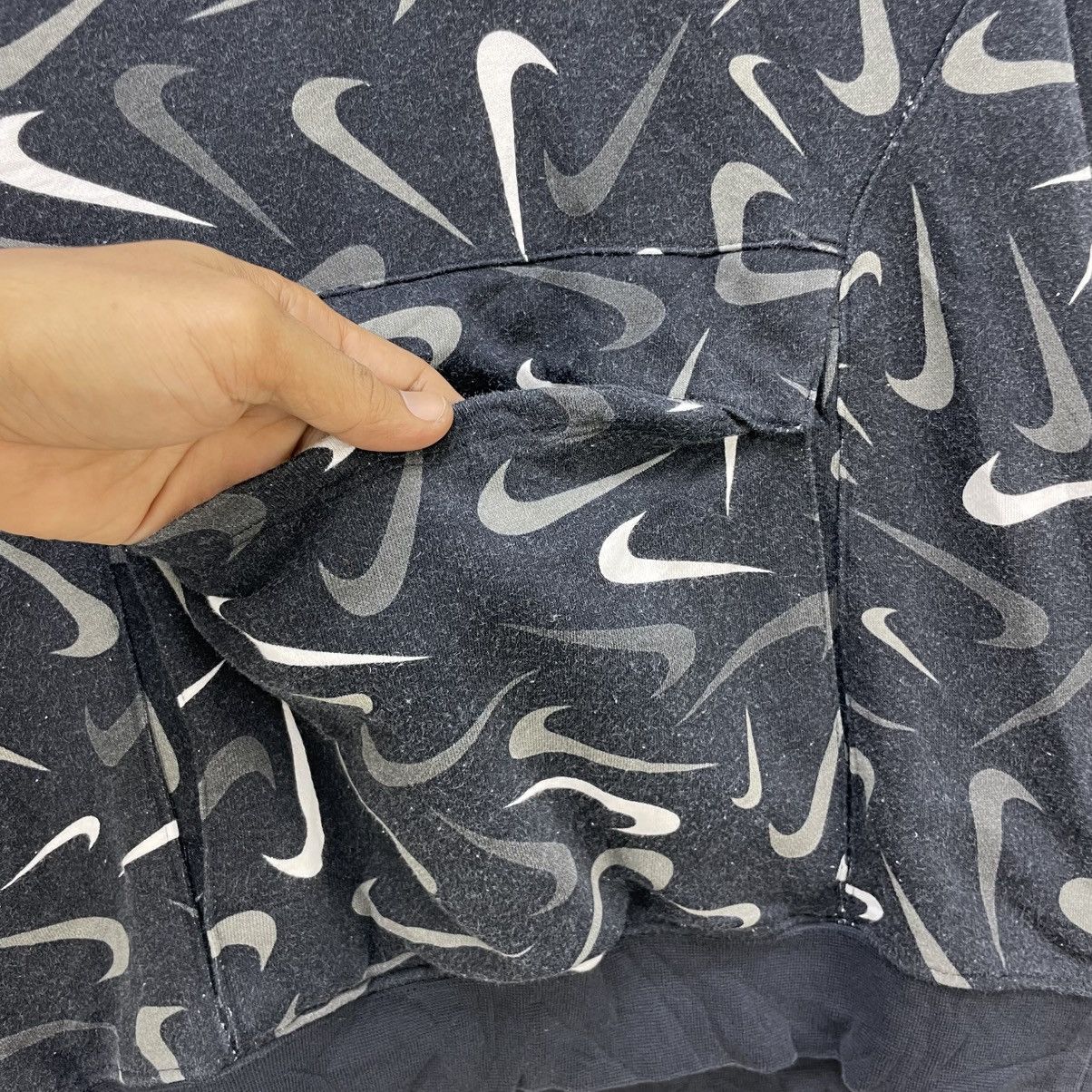 Nike 💥Nike Swoosh Fullprint Style Anorak Pullover Hooded Size M / US 6-8 / IT 42-44 - 6 Thumbnail