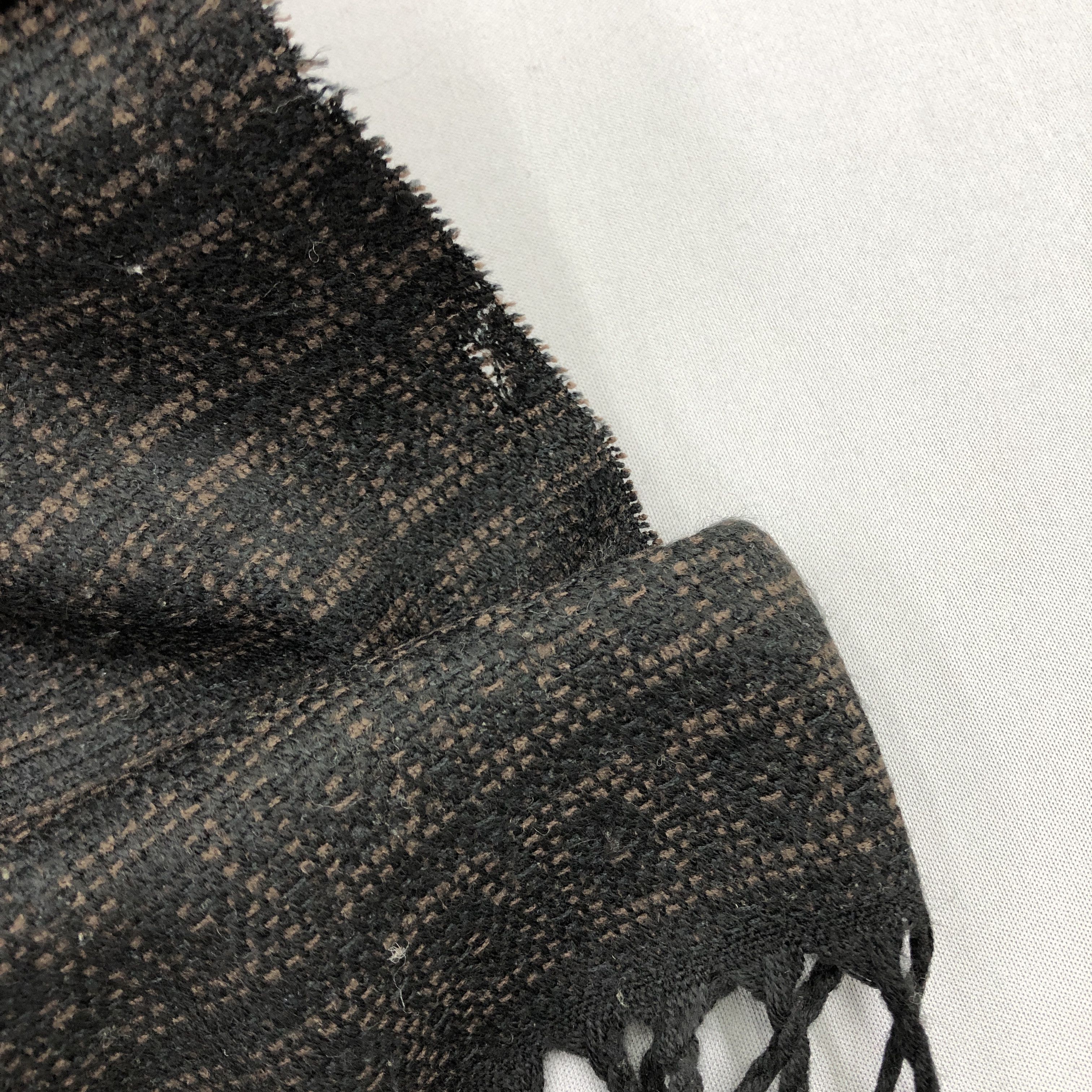 Japanese Brand Vintage Fendi Scarf FF Roma Monogram Muffler Wool Scarves Size ONE SIZE - 4 Thumbnail