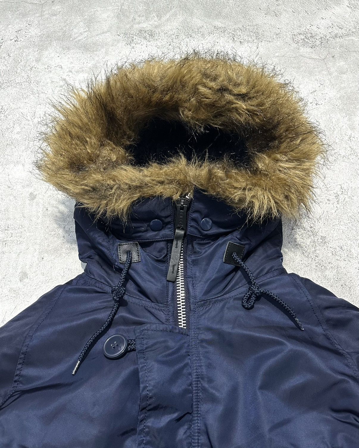 Alpha Industries Alpha Industries X Gundam Zeon N3B Fur Parka Bomber Jacket Size US M / EU 48-50 / 2 - 3 Thumbnail