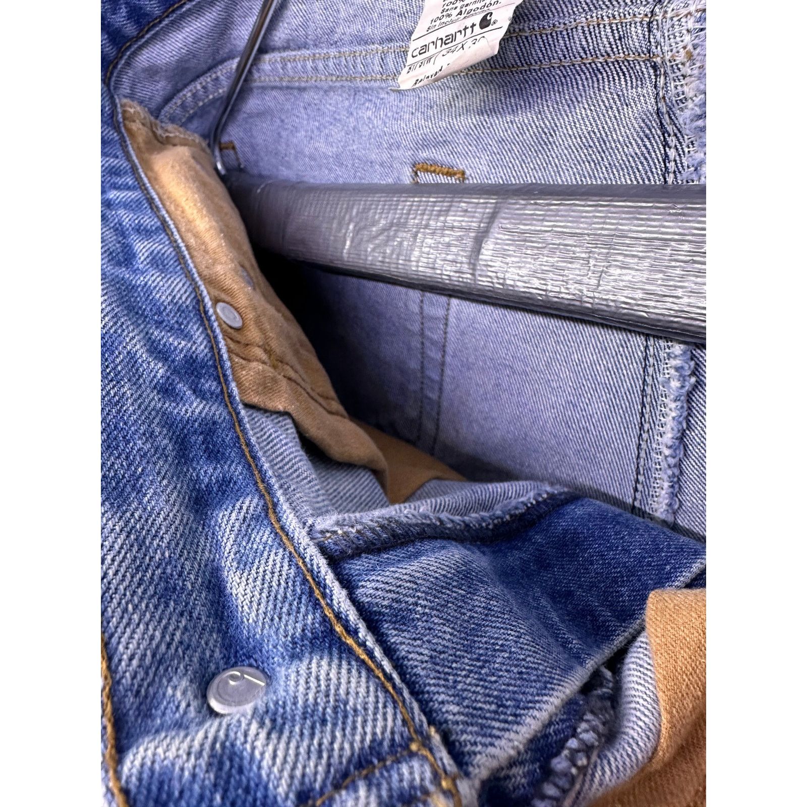 Carhartt Vintage Carhartt Blue Jeans Relaxed Fit Size 34 Size US 34 / EU 50 - 6 Thumbnail
