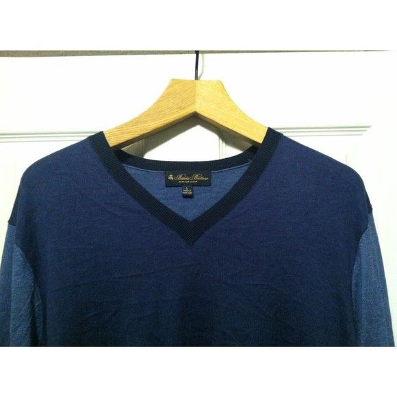 Brooks Brothers BROOKS BROTHERS MEN'S NEW 55%SILK 45%COTTON SWEATER SIZE: L Size US L / EU 52-54 / 3 - 3 Thumbnail