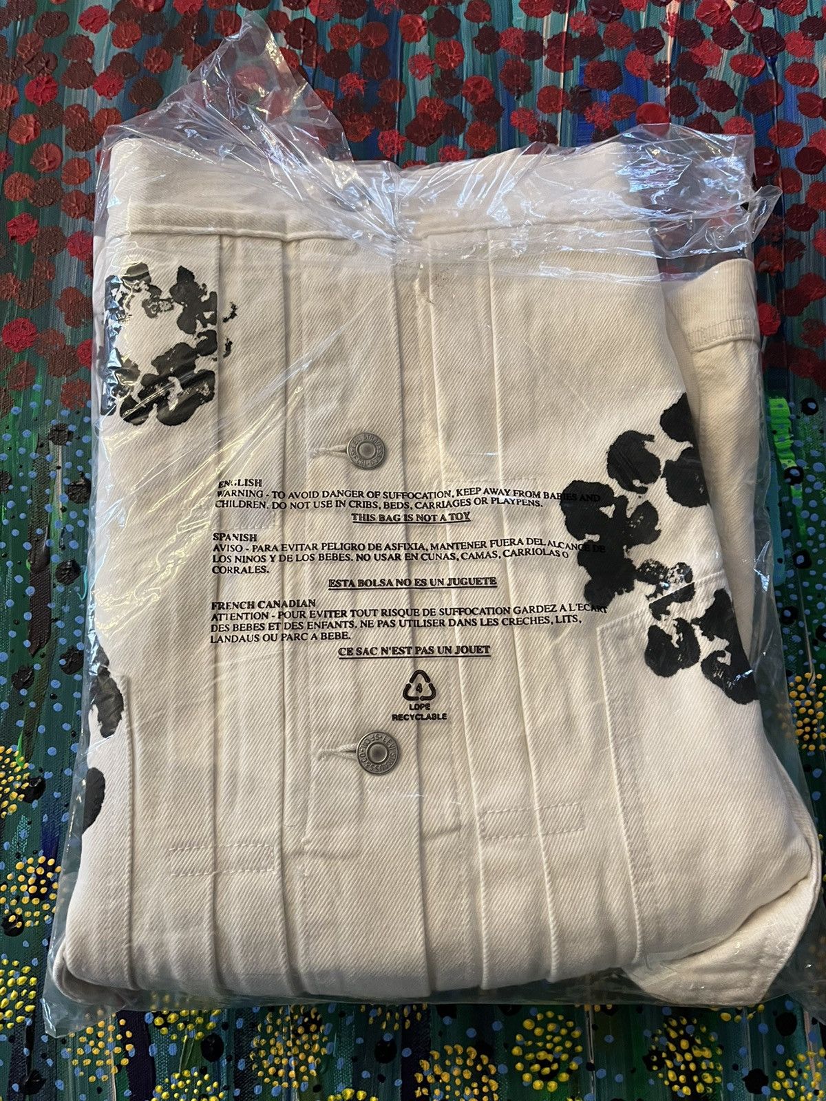 DENIM TEARS Type 2 all Over Wreath White XXL Size US XXL / EU 58 / 5 - 2 Thumbnail