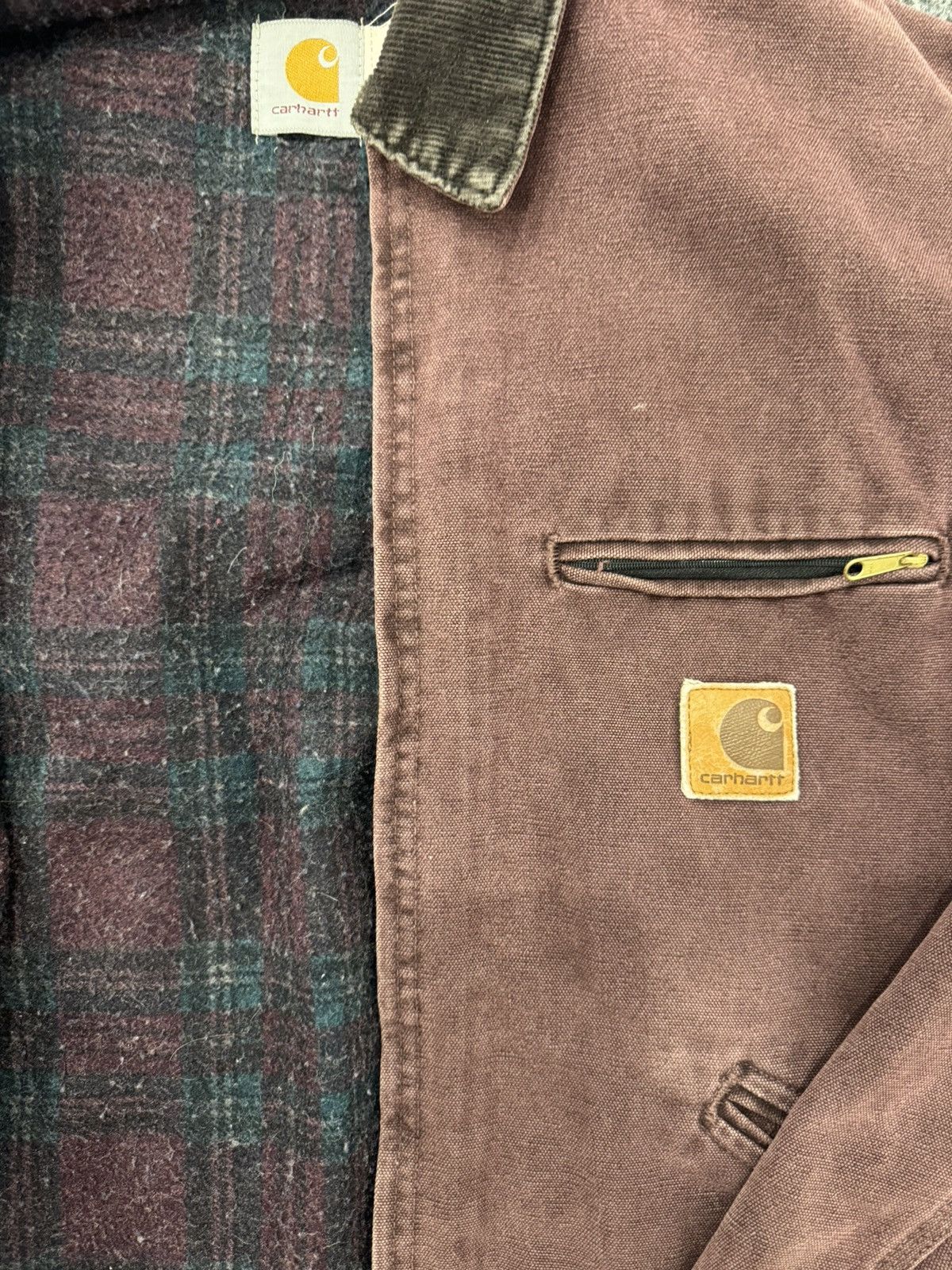 Carhartt Carhartt Detroit Jacket J43 BRG usa vintage og Size US XL / EU 56 / 4 - 5 Thumbnail
