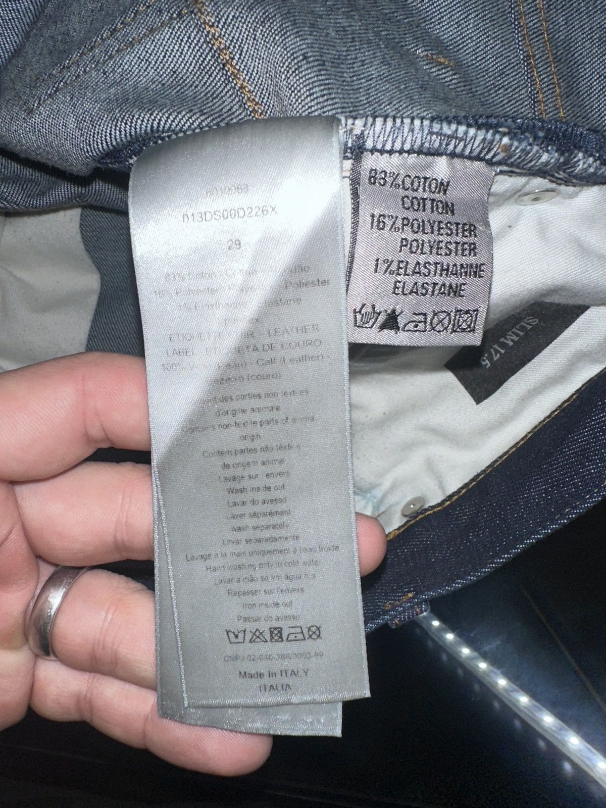 Dior DIOR DENIM SLIM PANTS SIZE 29 Size US 29 - 8 Thumbnail