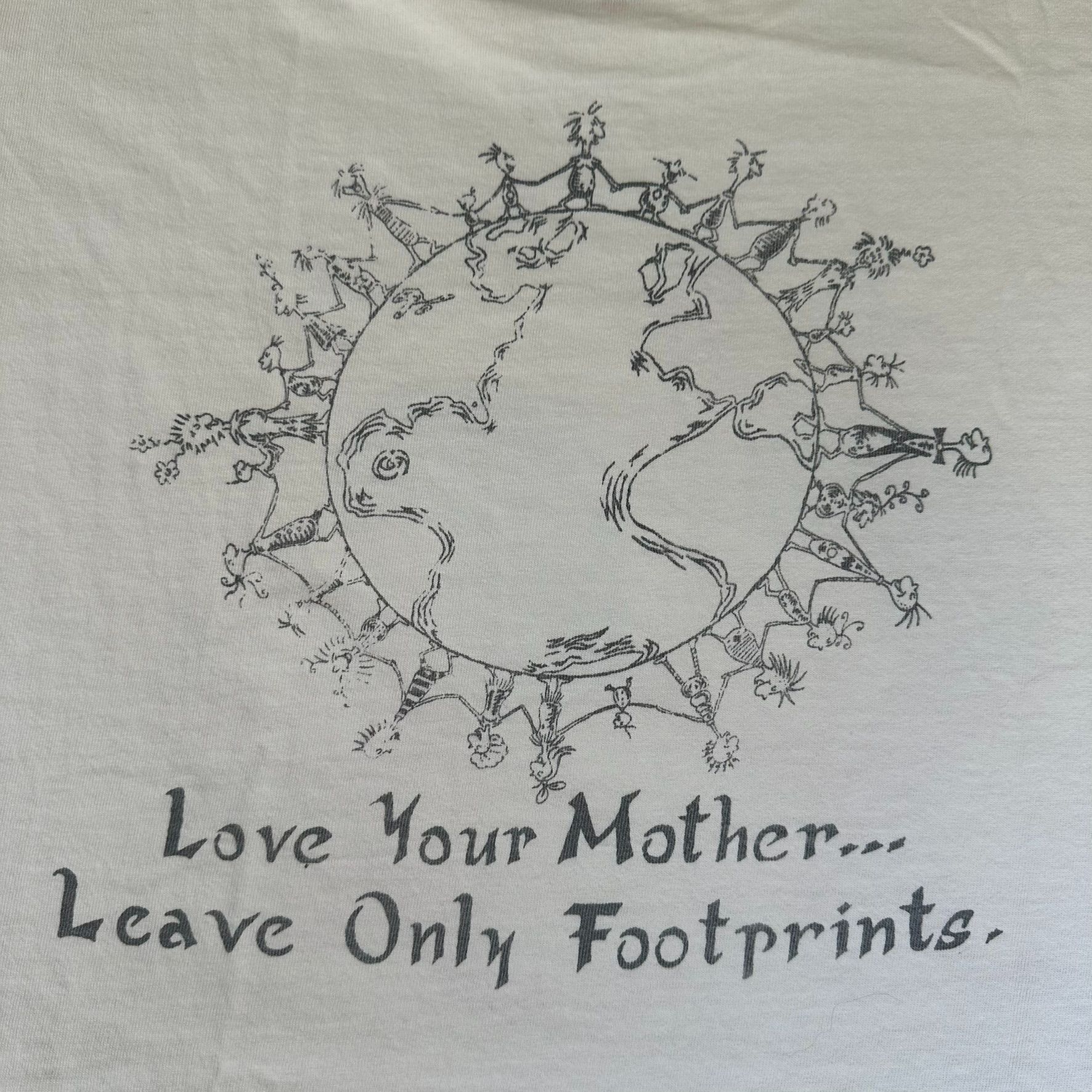 Fruit Of The Loom Vintage 90s Dr. Seuss Two Things Environmental T-Shirt Earth Size US XL / EU 56 / 4 - 7 Thumbnail