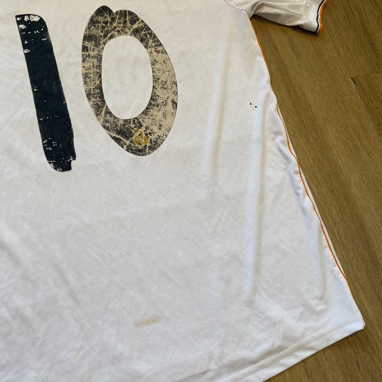 Adidas 2013-14 Real Madrid Football Shirt Home Fly Emirates Size US L / EU 52-54 / 3 - 8 Thumbnail